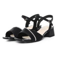 Sandale Dama cu Toc Gros 2667-8 Negru | Formazione