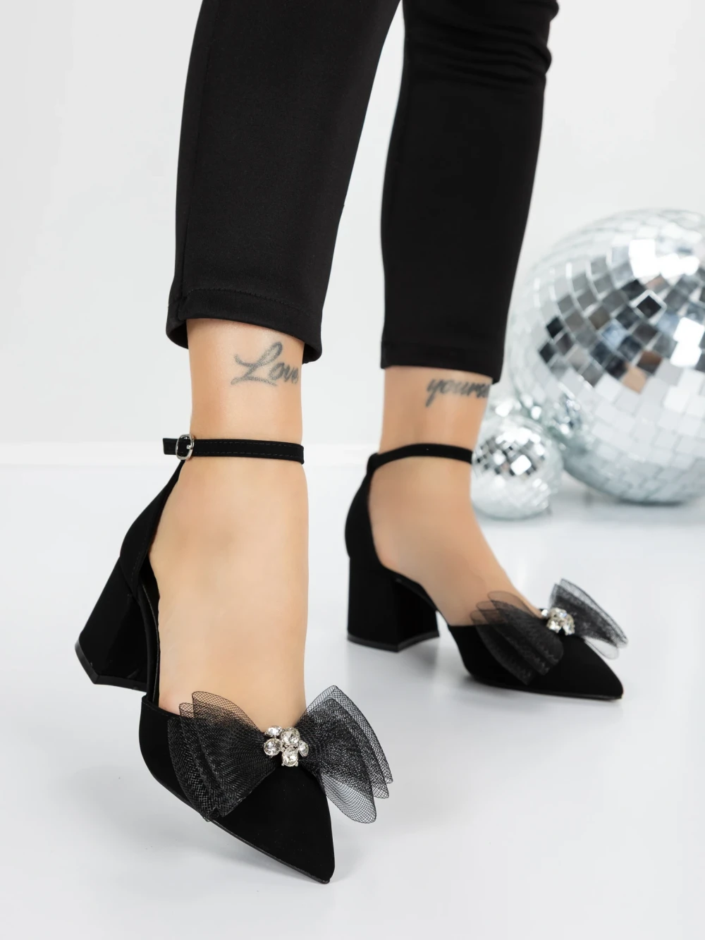 Sandale Dama cu Toc Gros 5XKK7 Negru | Mei 1 Sandale Dama cu Toc Gros 5XKK7 Negru | Mei