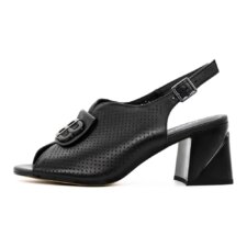 Sandale Dama cu Toc gros K377-1B Negru | Advancer