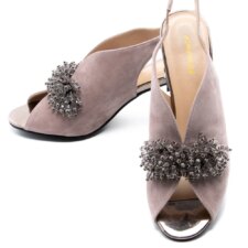 Sandale Dama cu Toc gros KD815-2C Maro deschis Jose Simon