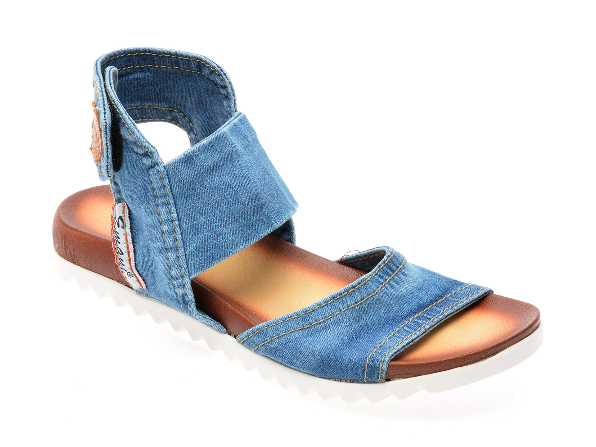 Sandale EMANI albastre, 2002, din material textil 1 Sandale EMANI albastre