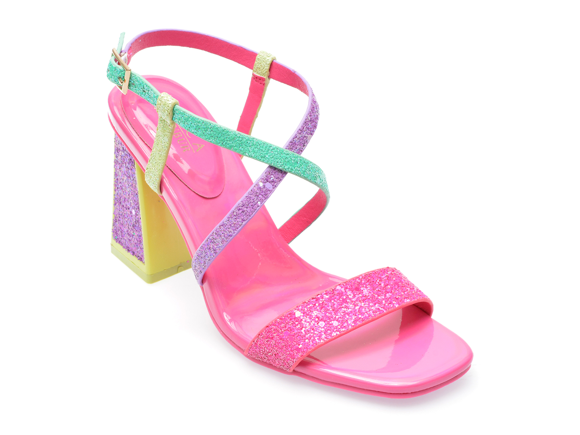 Sandale EPICA BY MENBUR fucsia, 238320, din piele ecologica 1 Sandale EPICA BY MENBUR fucsia