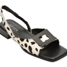 Sandale EPICA alb-negru