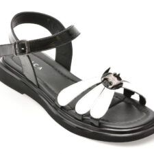 Sandale EPICA alb-negru