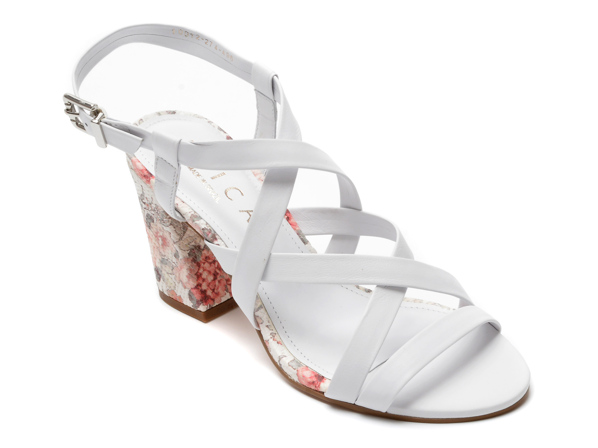 Sandale EPICA albe, 1001496, din piele naturala 1 Sandale EPICA albe