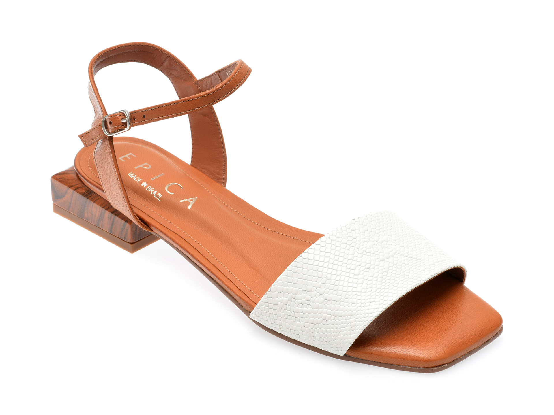 Sandale EPICA albe, 1021740, din piele naturala 1 Sandale EPICA albe