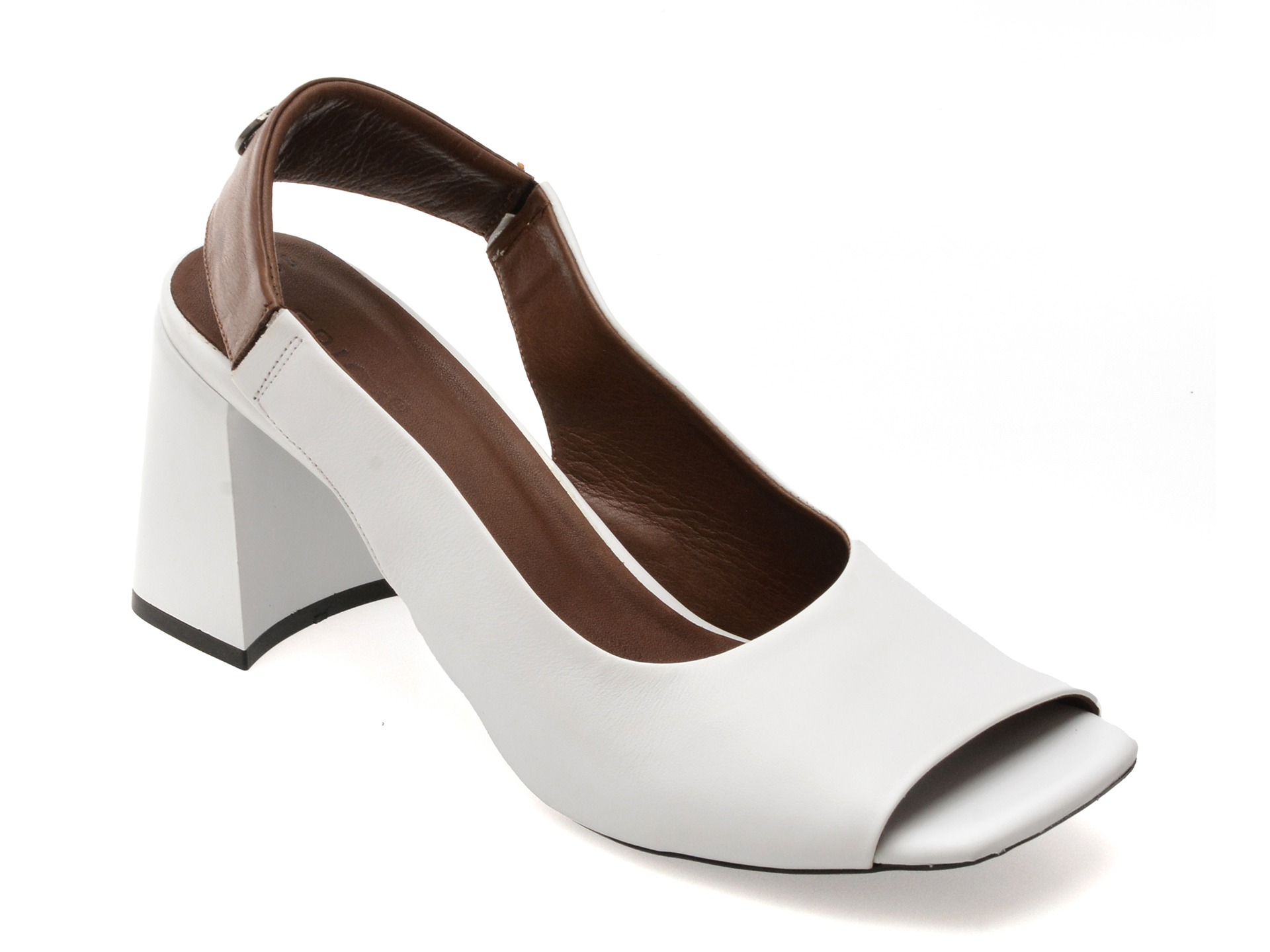 Sandale EPICA albe, 532258, din piele naturala 1 Sandale EPICA albe