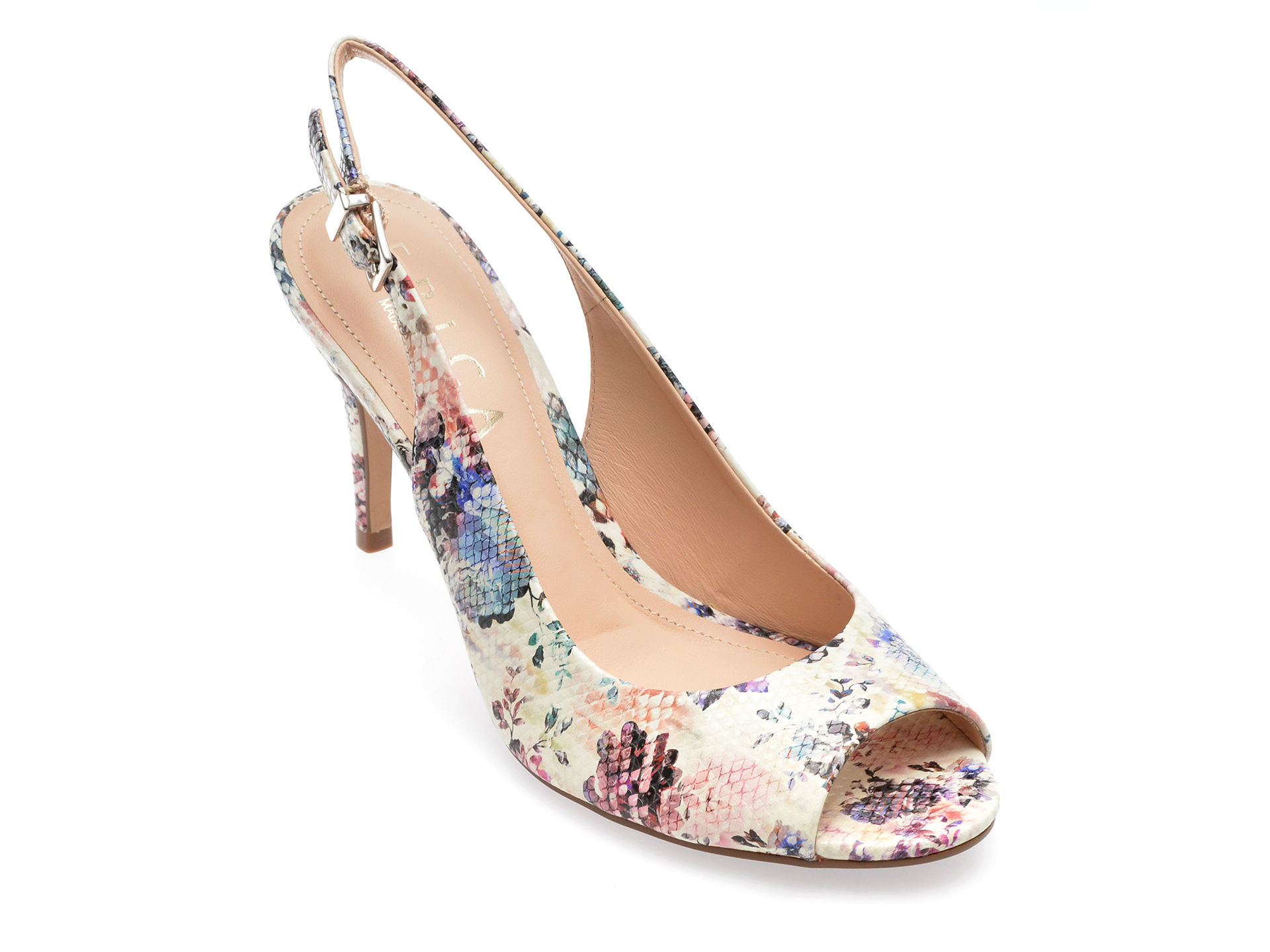 Sandale EPICA albe, 6446508, din piele naturala 1 Sandale EPICA albe