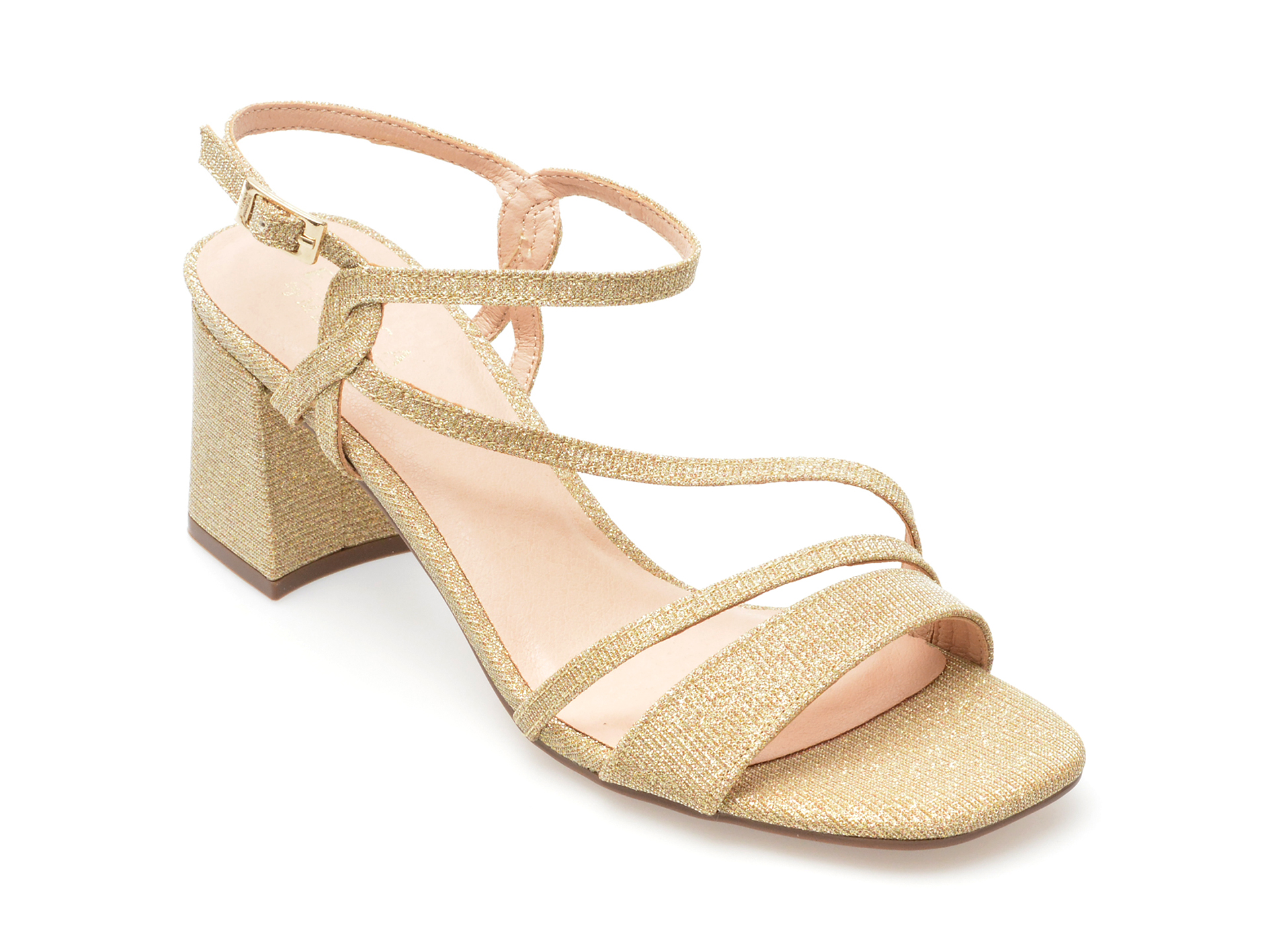 Sandale EPICA aurii, 24372, din piele ecologica 1 Sandale EPICA aurii