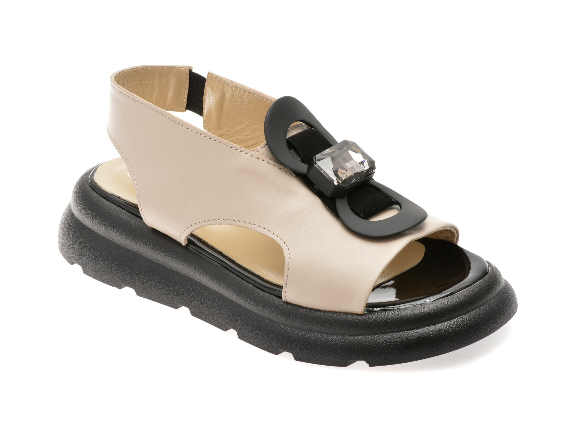 Sandale EPICA bej, 4004044, din piele naturala 1 Sandale EPICA bej