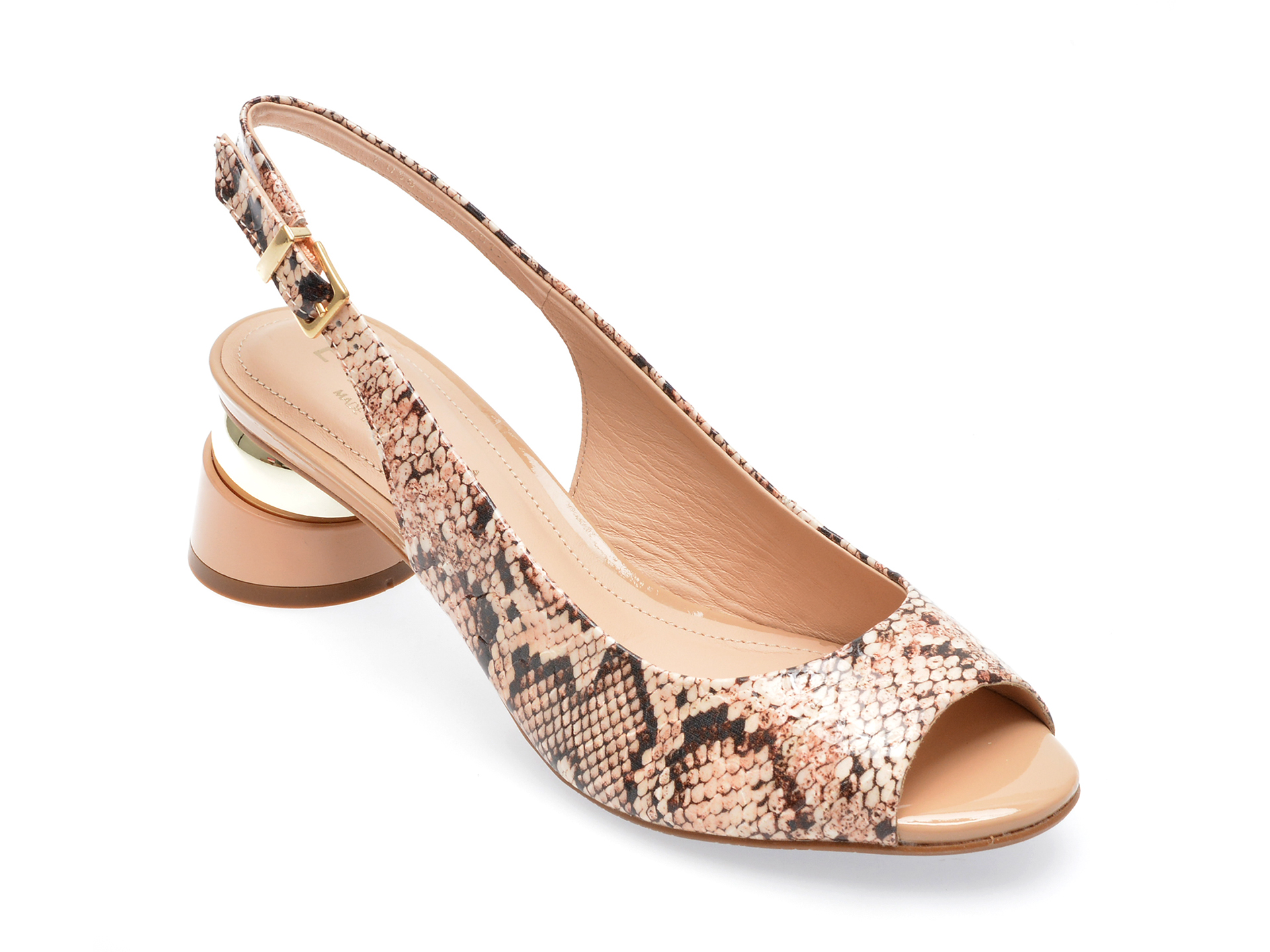 Sandale EPICA bej, 7059791, din piele naturala 1 Sandale EPICA bej