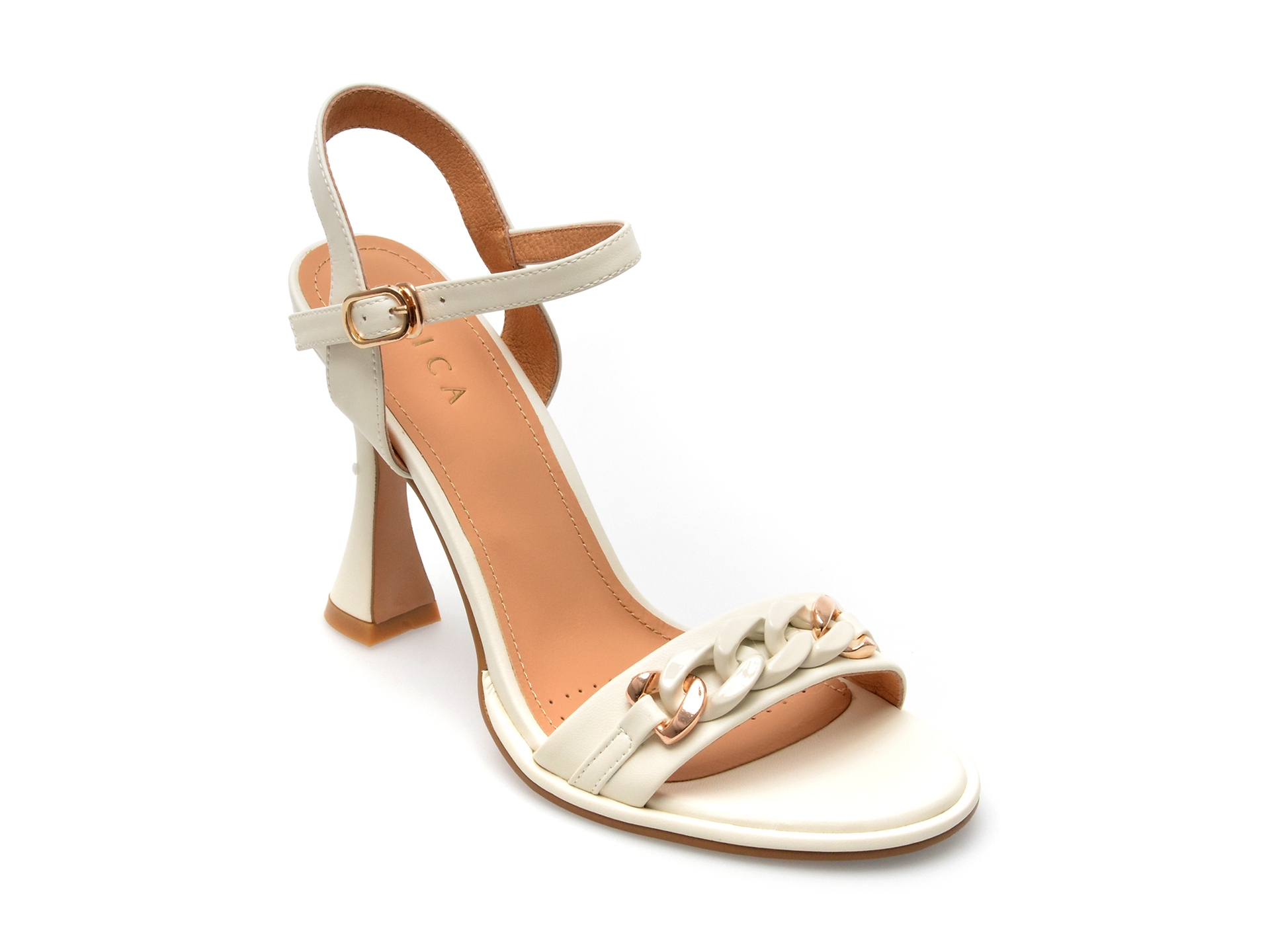 Sandale EPICA bej, JZ20016, din piele naturala 1 Sandale EPICA bej