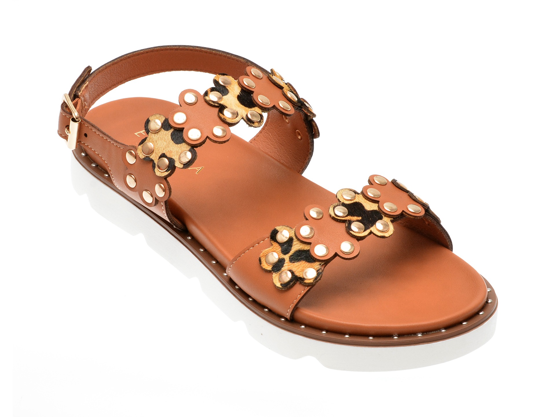 Sandale EPICA maro, 110715, din piele ecologica 1 Sandale EPICA maro