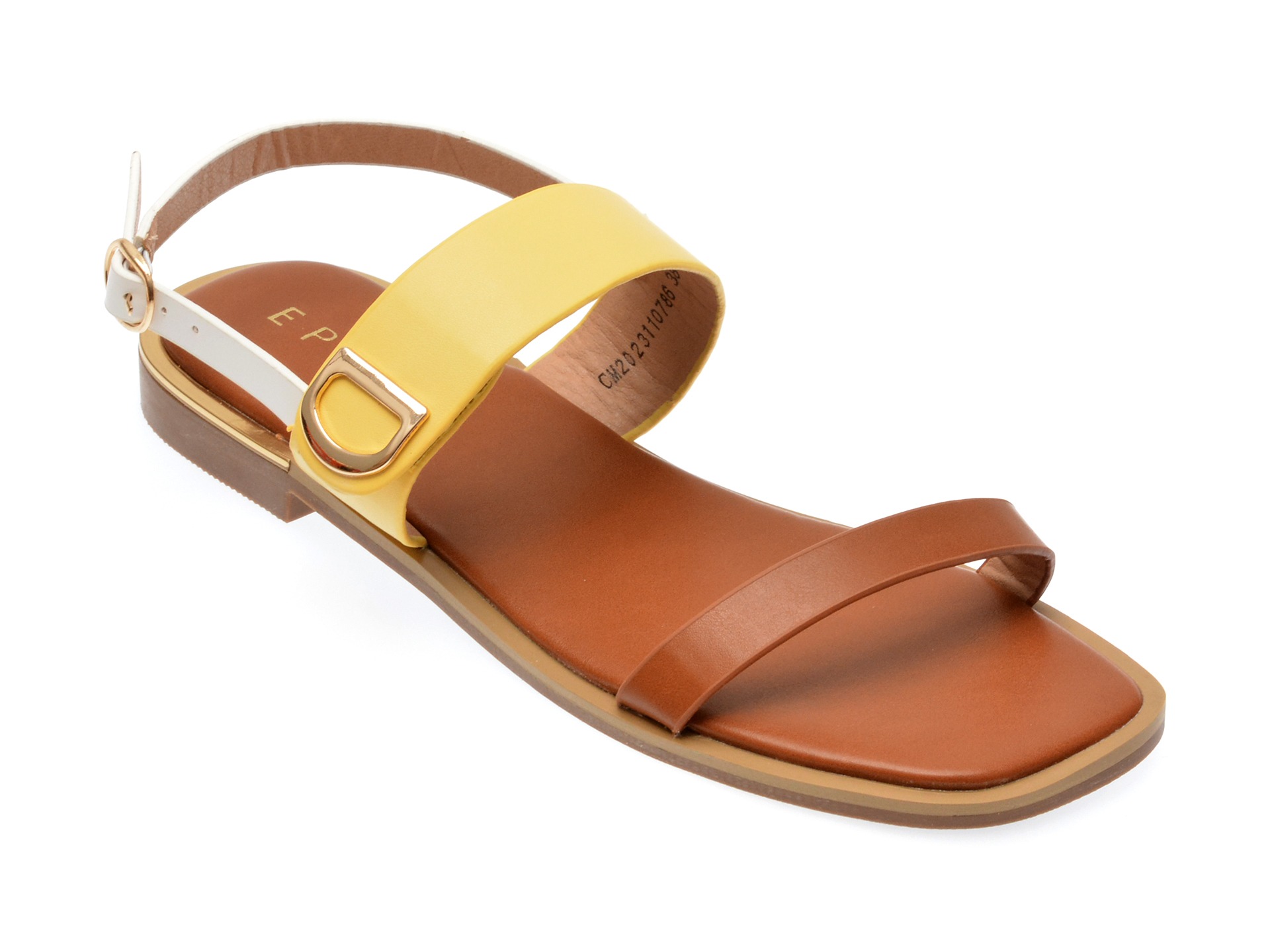 Sandale EPICA maro, 110786, din piele ecologica 1 Sandale EPICA maro