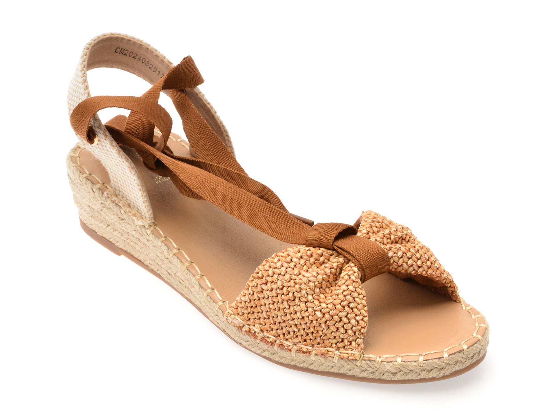 Sandale EPICA maro, 82917, din material textil 1 Sandale EPICA maro