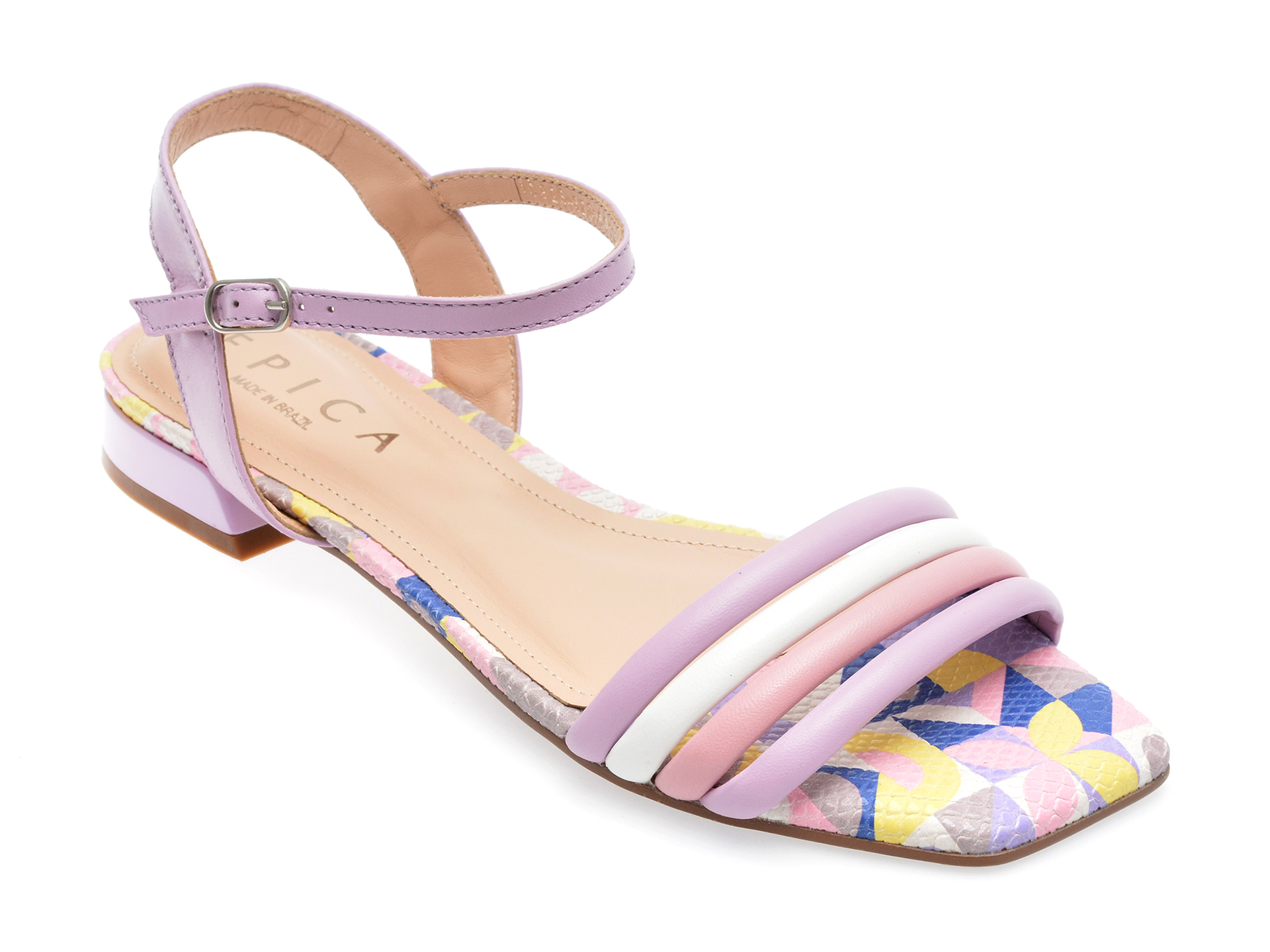 Sandale EPICA mov, 1092691, din piele naturala 1 Sandale EPICA mov