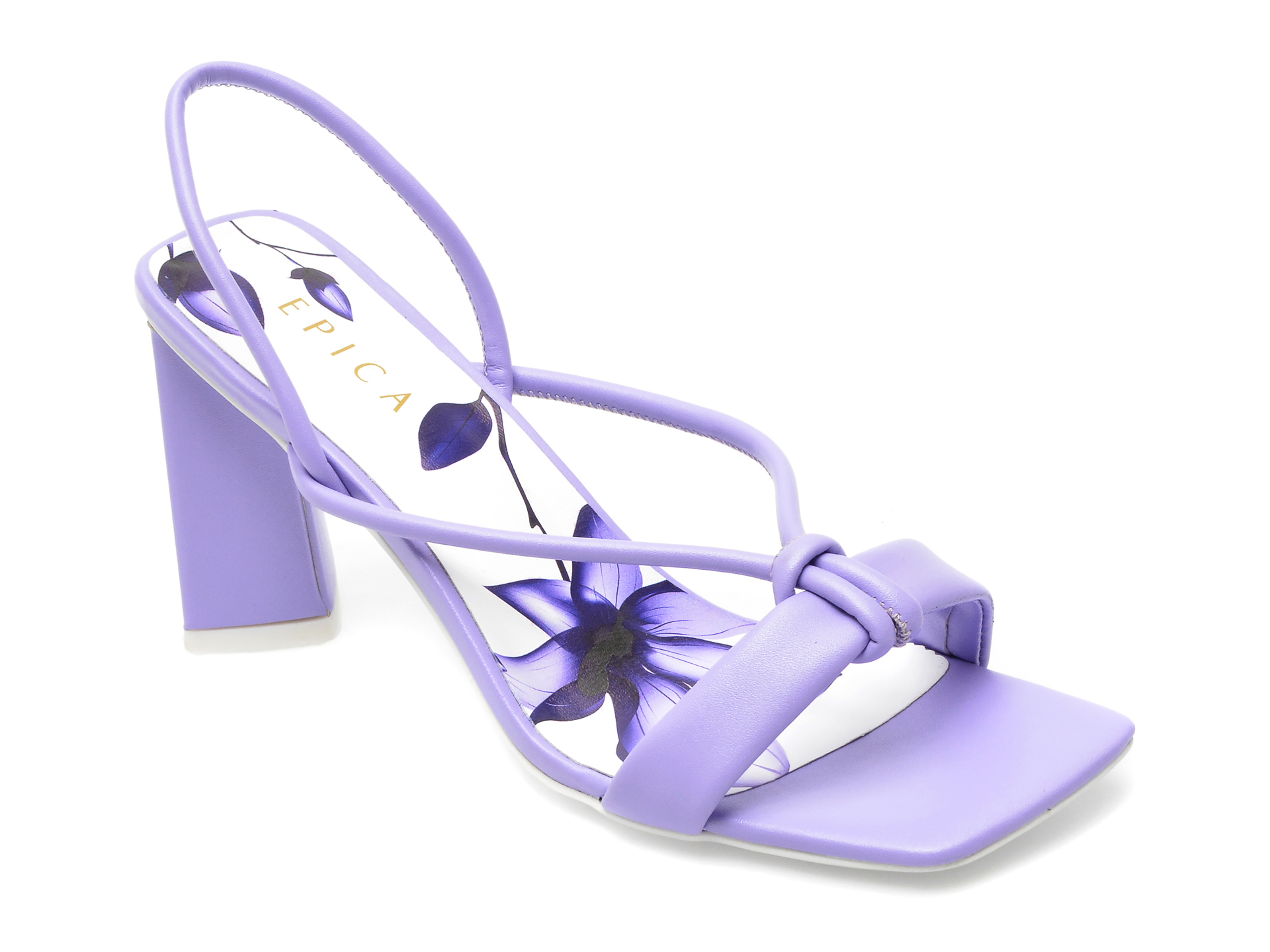 Sandale EPICA mov, 2818640, din piele naturala 1 Sandale EPICA mov
