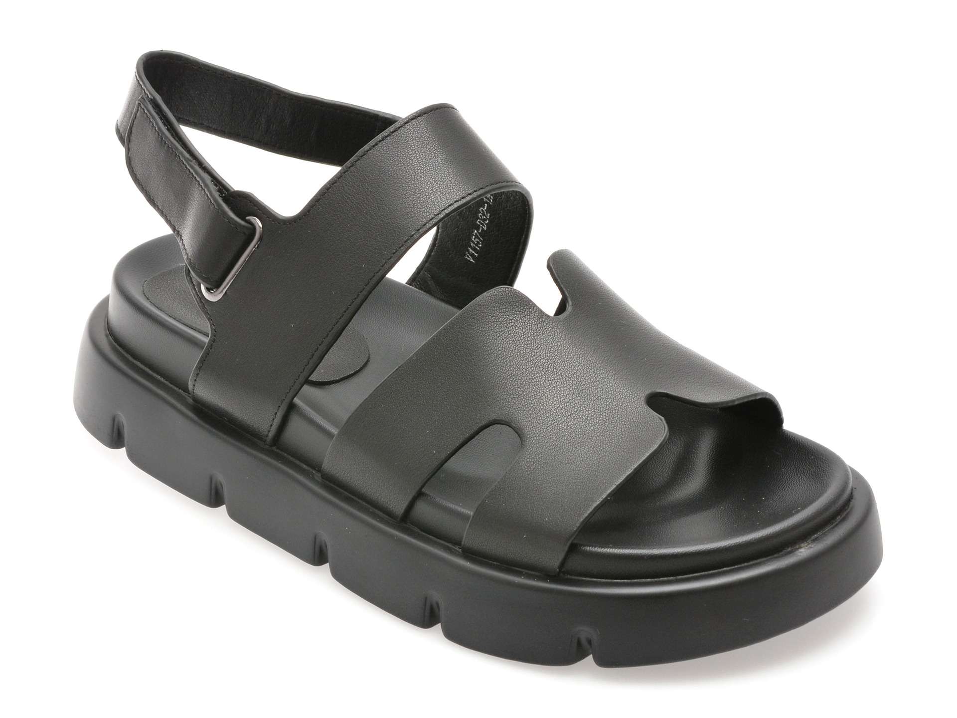 Sandale EPICA negre, 1157D32, din piele naturala 1 Sandale EPICA negre