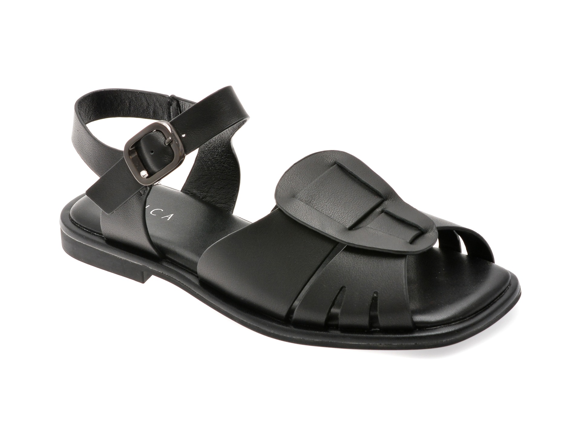 Sandale EPICA negre, 1383C20, din piele naturala 1 Sandale EPICA negre