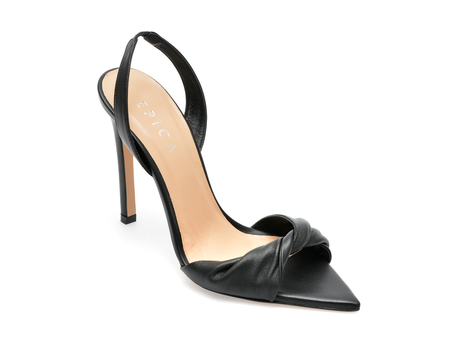 Sandale EPICA negre, 153A03, din piele naturala 1 Sandale EPICA negre