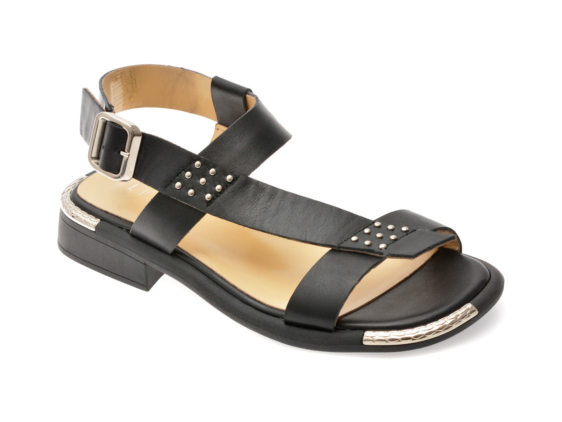 Sandale EPICA negre, 168151, din piele naturala 1 Sandale EPICA negre