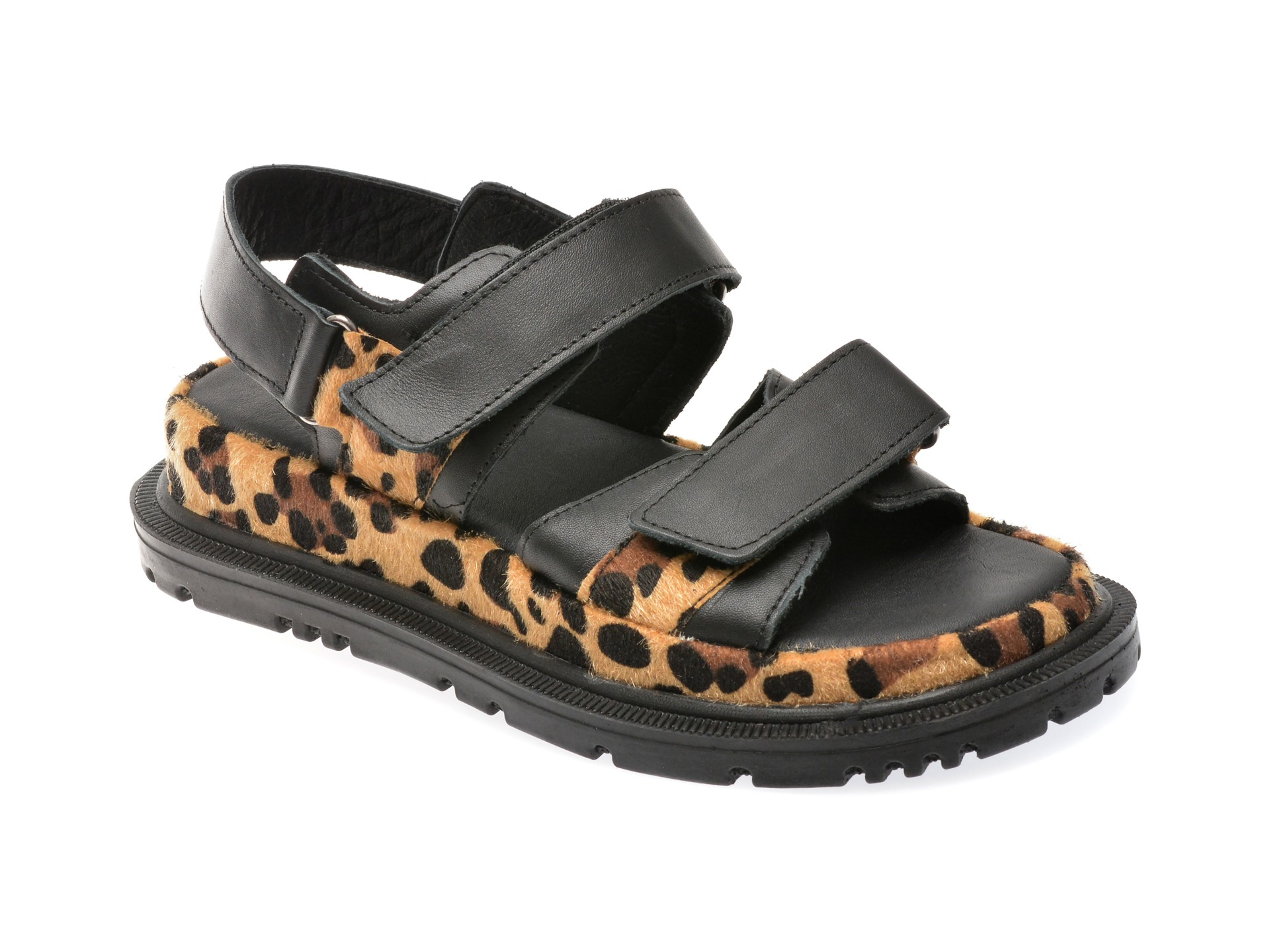 Sandale EPICA negre, 210303, din piele naturala 1 Sandale EPICA negre