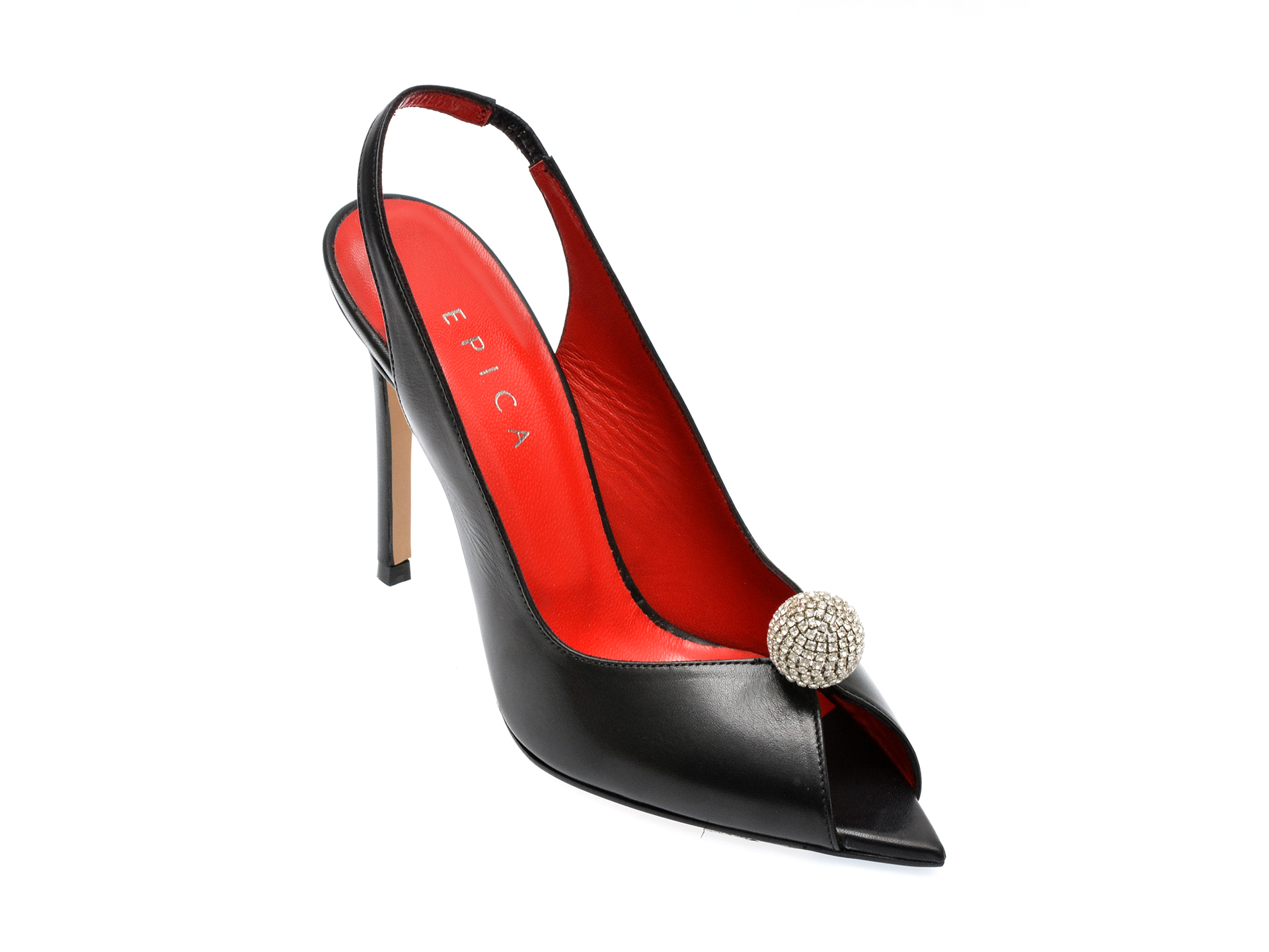 Sandale EPICA negre, 21139, din piele naturala 1 Sandale EPICA negre