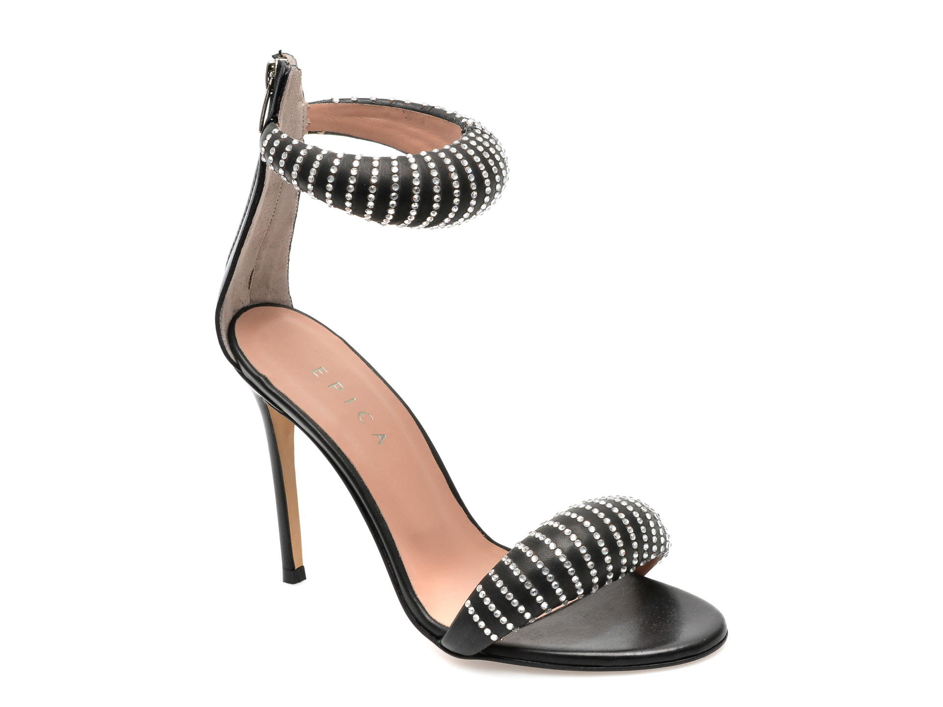 Sandale EPICA negre, 21182, din piele naturala 1 Sandale EPICA negre