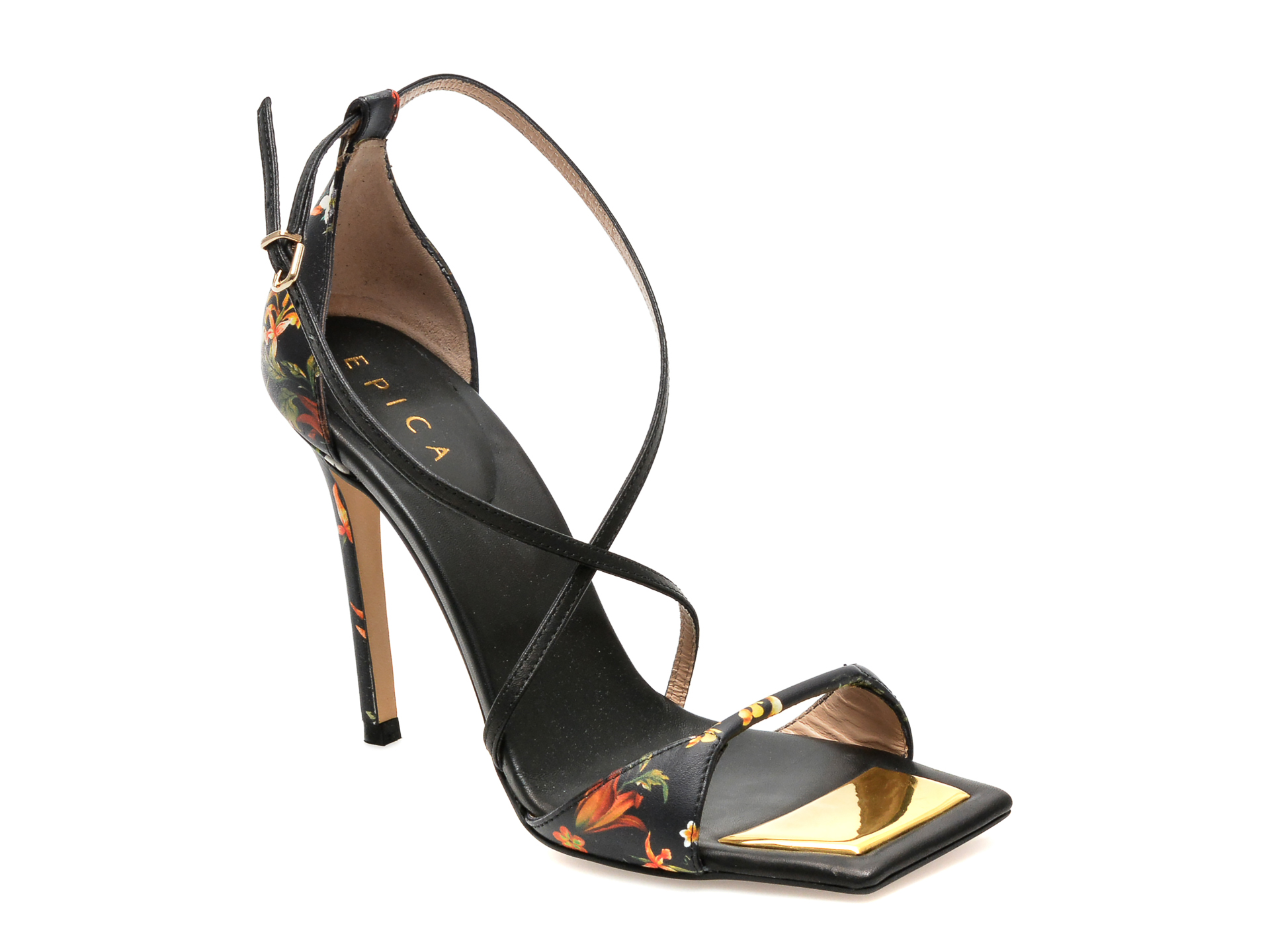 Sandale EPICA negre, 21210, din piele naturala 1 Sandale EPICA negre