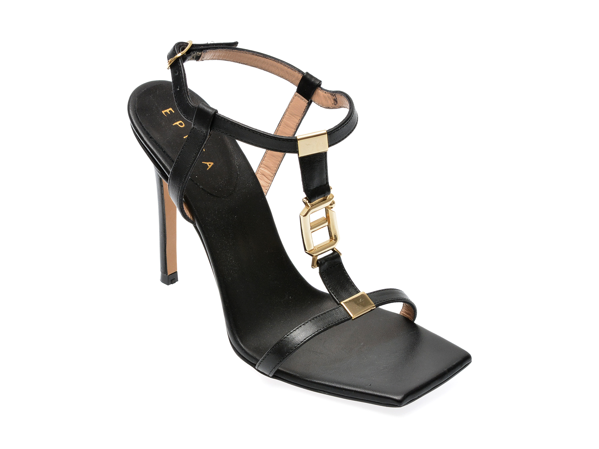 Sandale EPICA negre, 21219, din piele naturala 1 Sandale EPICA negre
