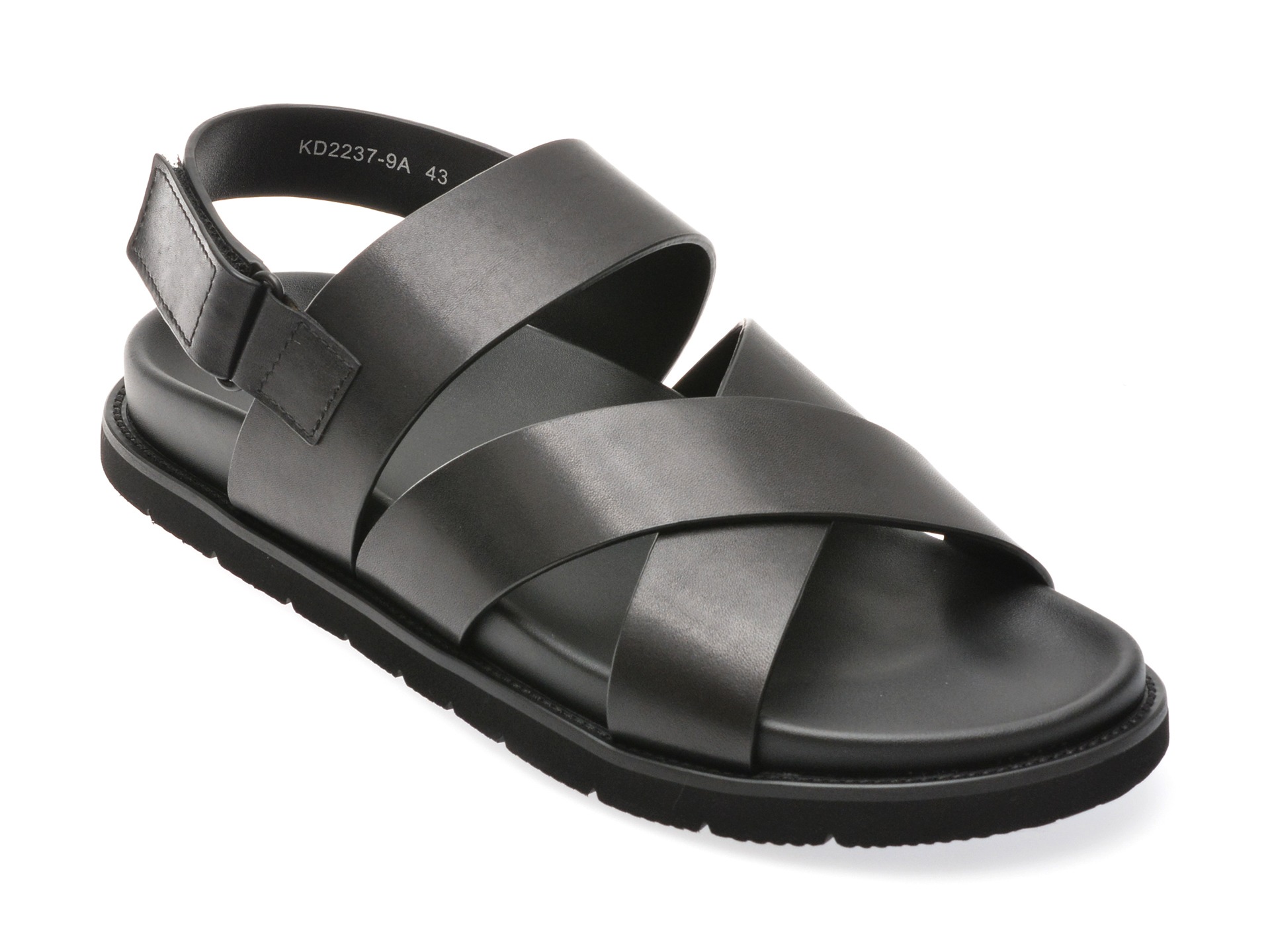 Sandale EPICA negre, 2237, din piele naturala 1 Sandale EPICA negre
