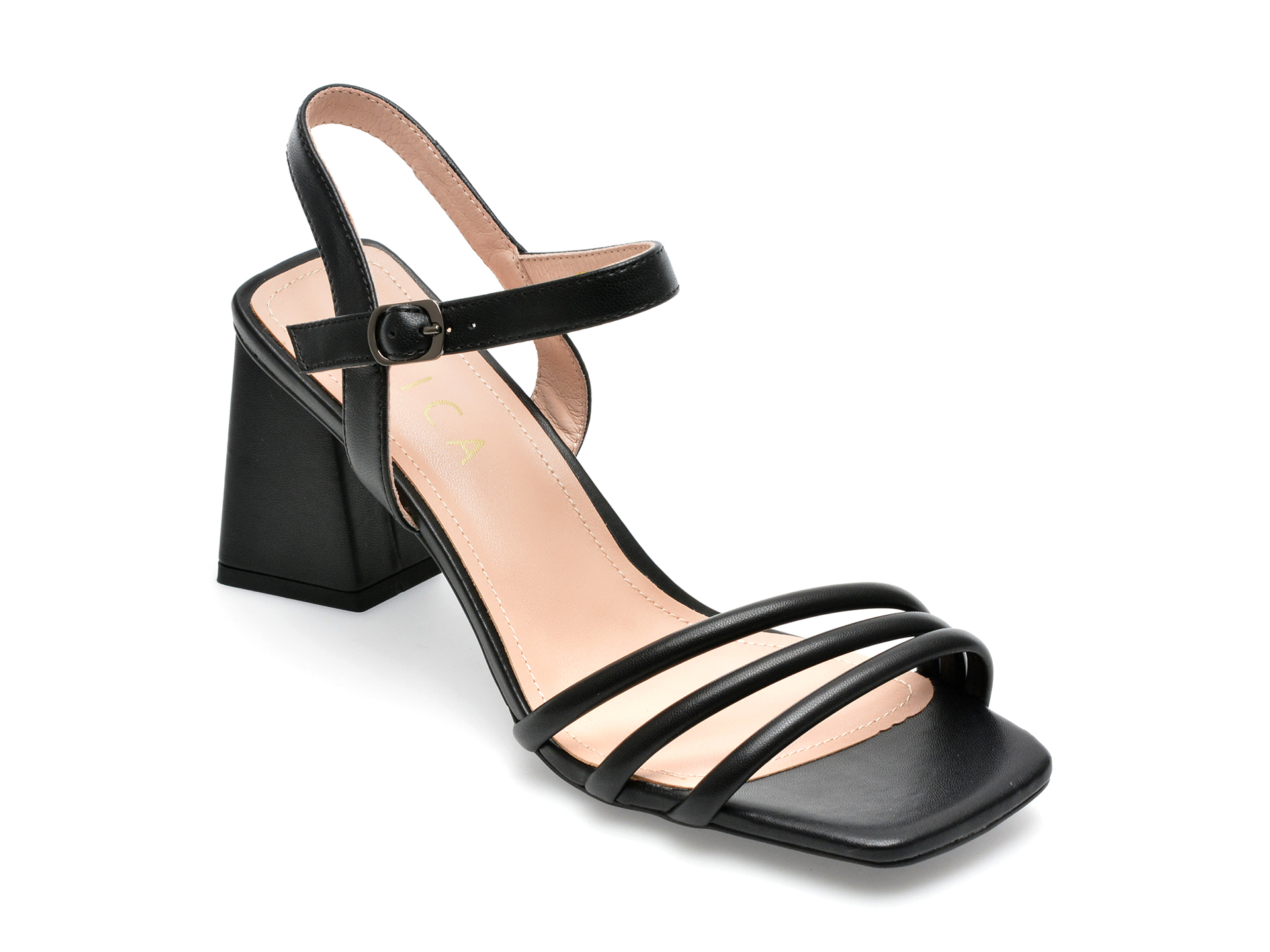 Sandale EPICA negre, 2K29UR1, din piele naturala 1 Sandale EPICA negre