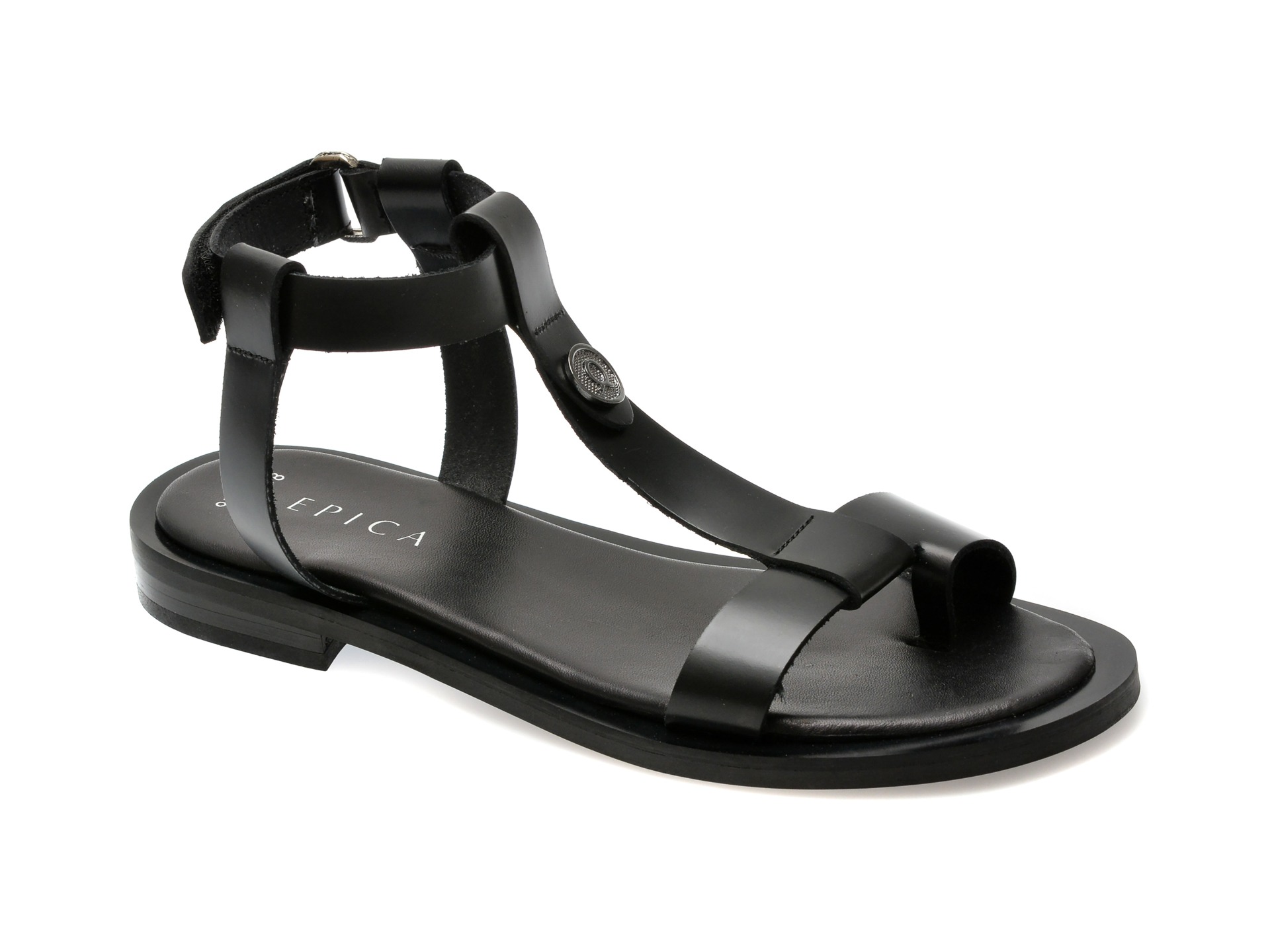 Sandale EPICA negre, 370932, din piele naturala 1 Sandale EPICA negre