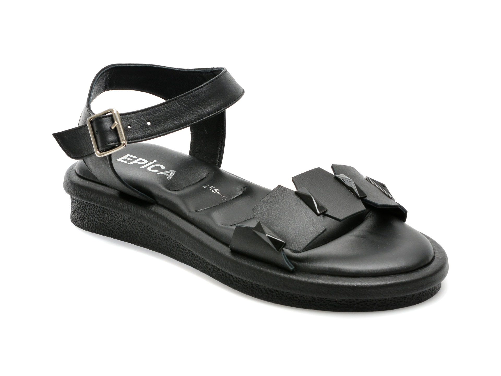 Sandale EPICA negre, 471255, din piele naturala 1 Sandale EPICA negre