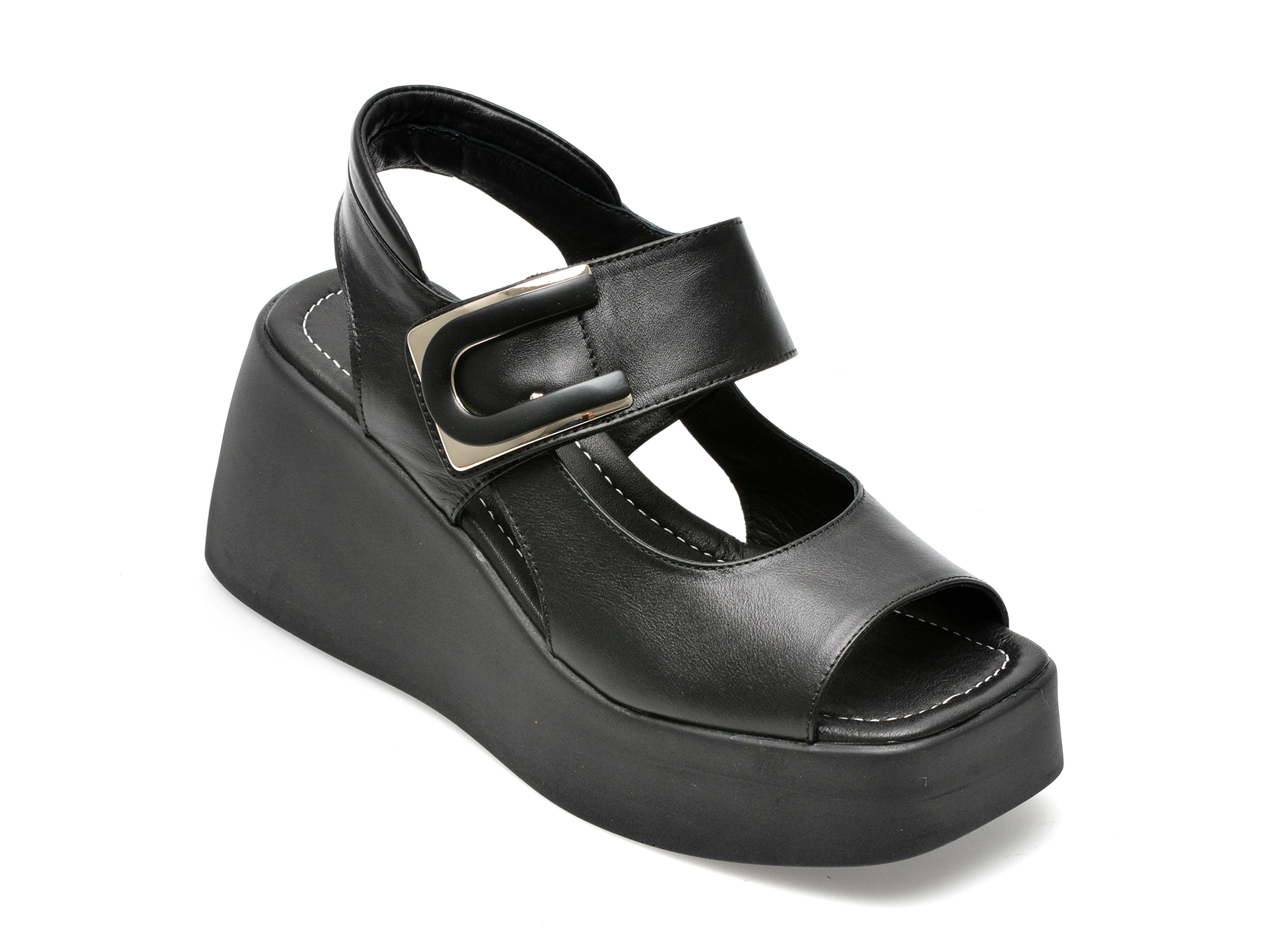 Sandale EPICA negre, 547703, din piele naturala 1 Sandale EPICA negre