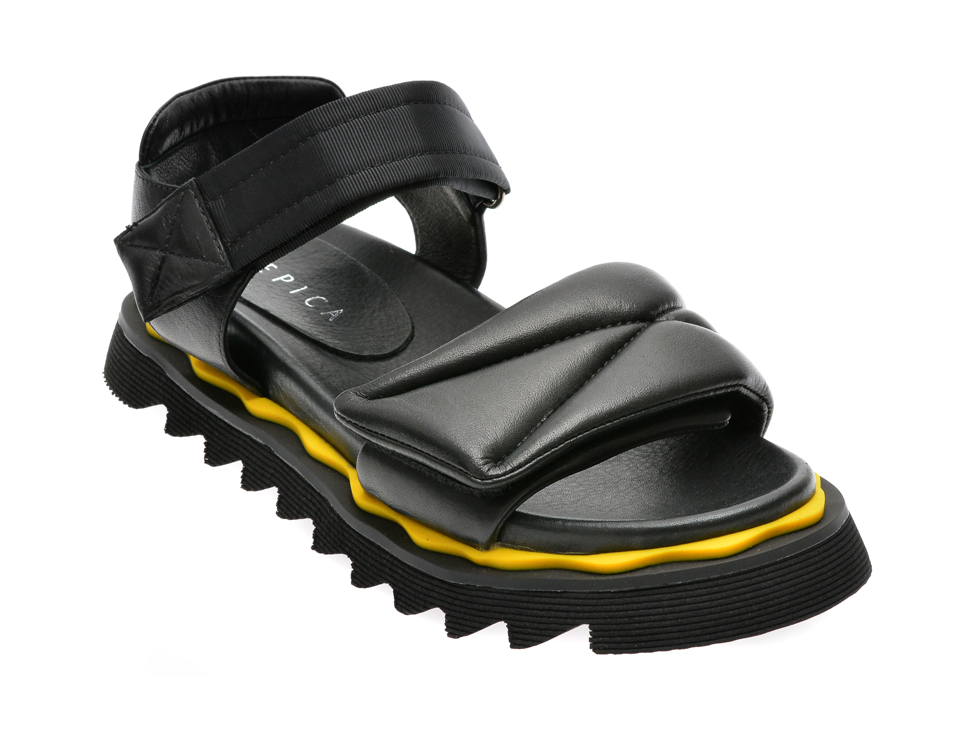 Sandale EPICA negre, 661043, din piele naturala 1 Sandale EPICA negre