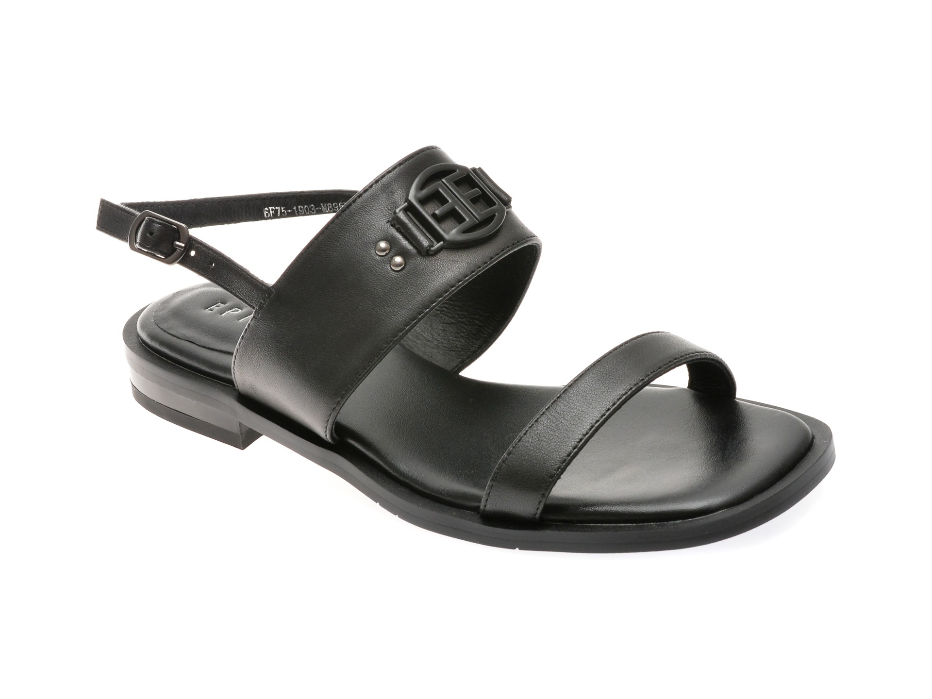 Sandale EPICA negre, 750503, din piele naturala 1 Sandale EPICA negre