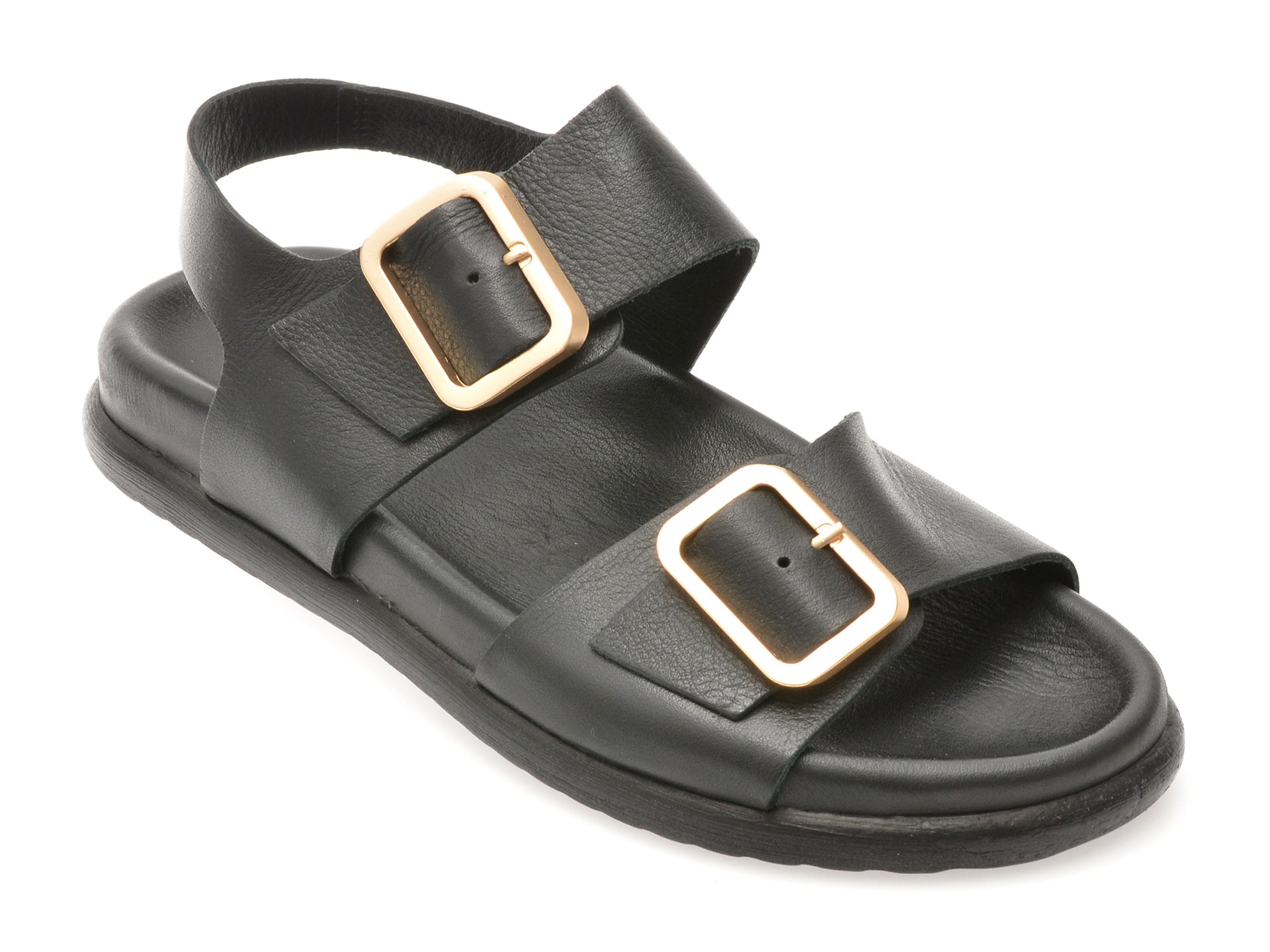 Sandale EPICA negre, D27035, din piele naturala 1 Sandale EPICA negre