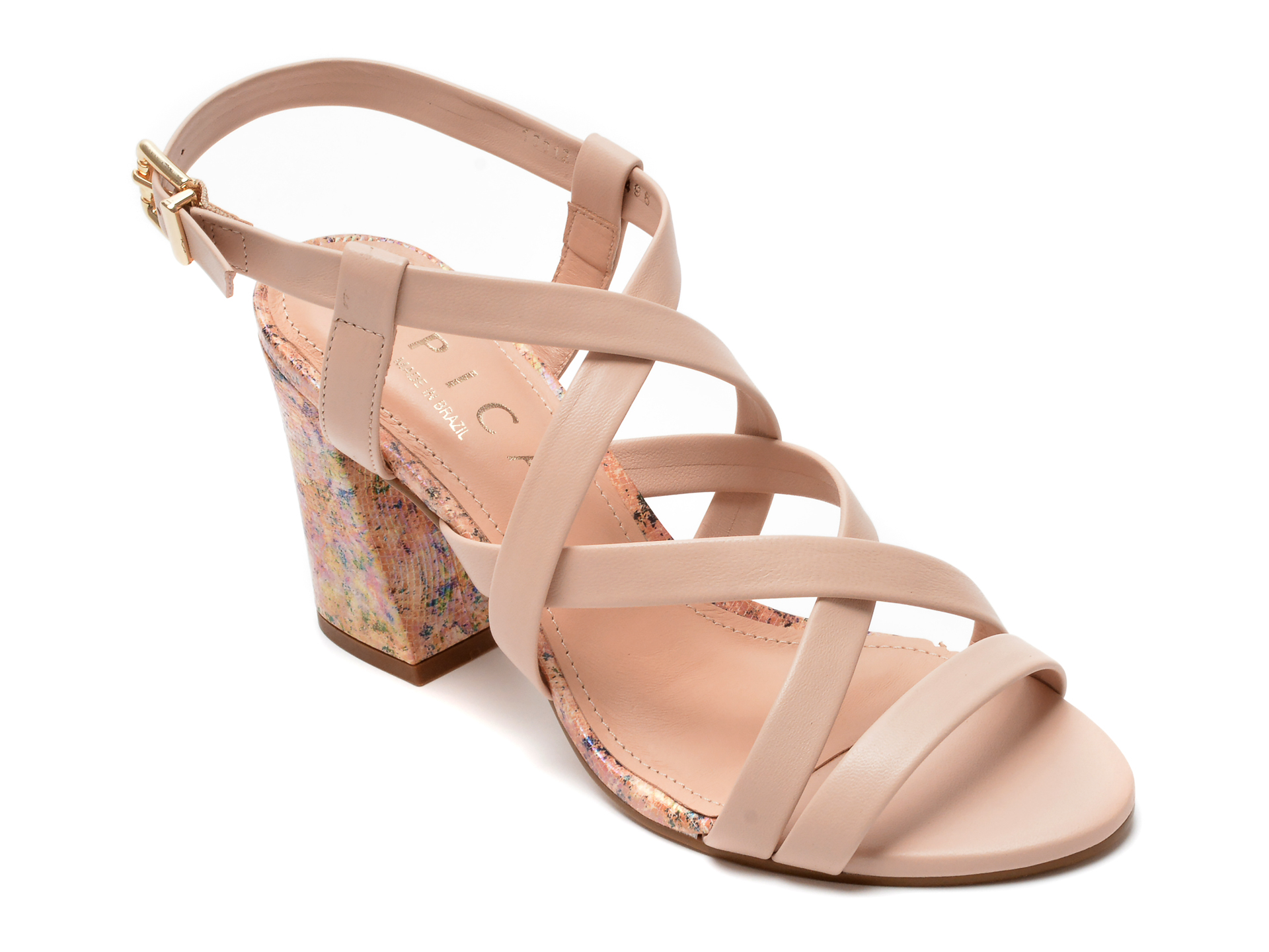 Sandale EPICA nude, 1001496, din piele naturala 1 Sandale EPICA nude