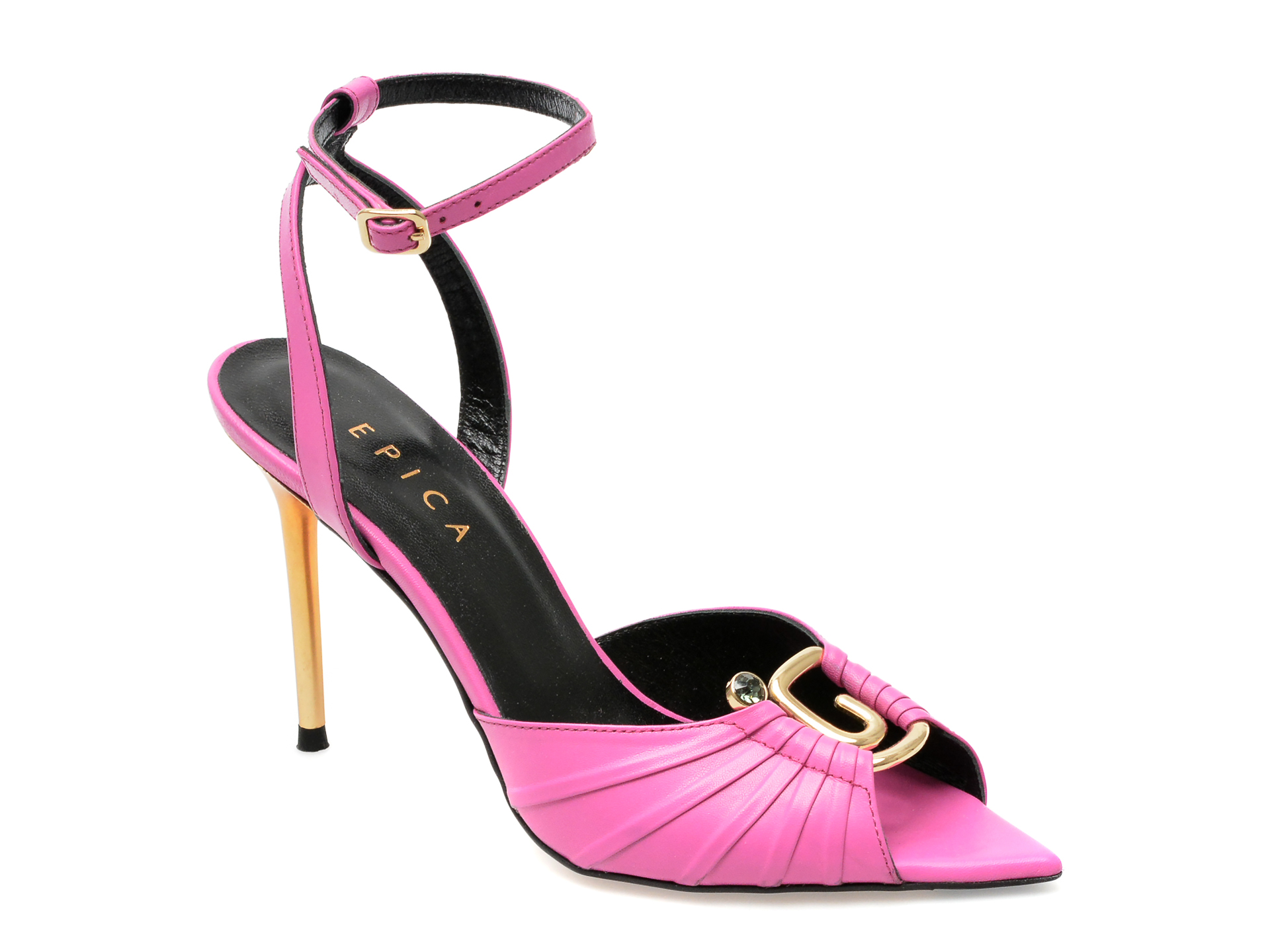 Sandale EPICA rosii, 21228, din piele naturala 1 Sandale EPICA rosii