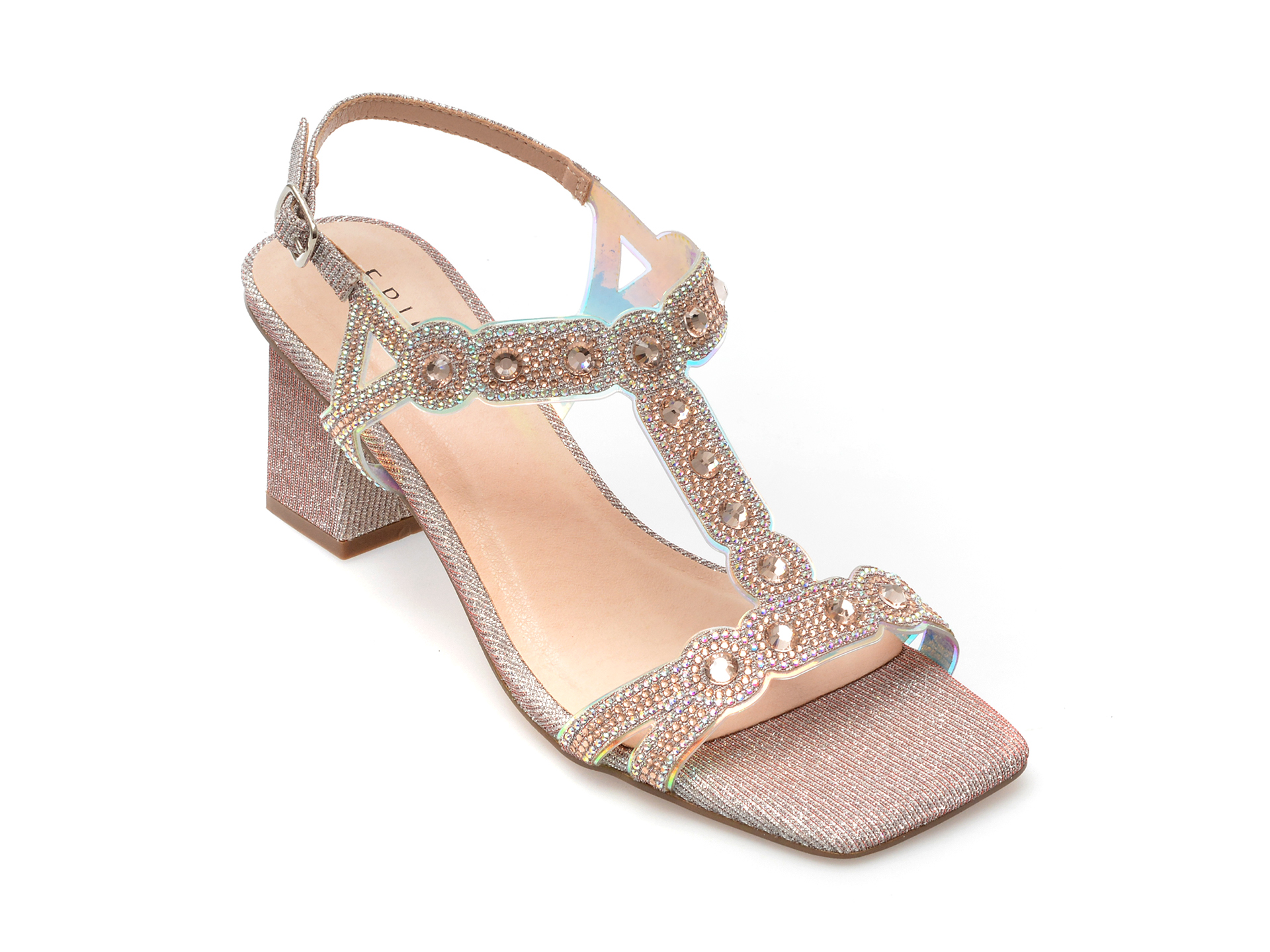 Sandale EPICA roz, 236600, din piele ecologica 1 Sandale EPICA roz