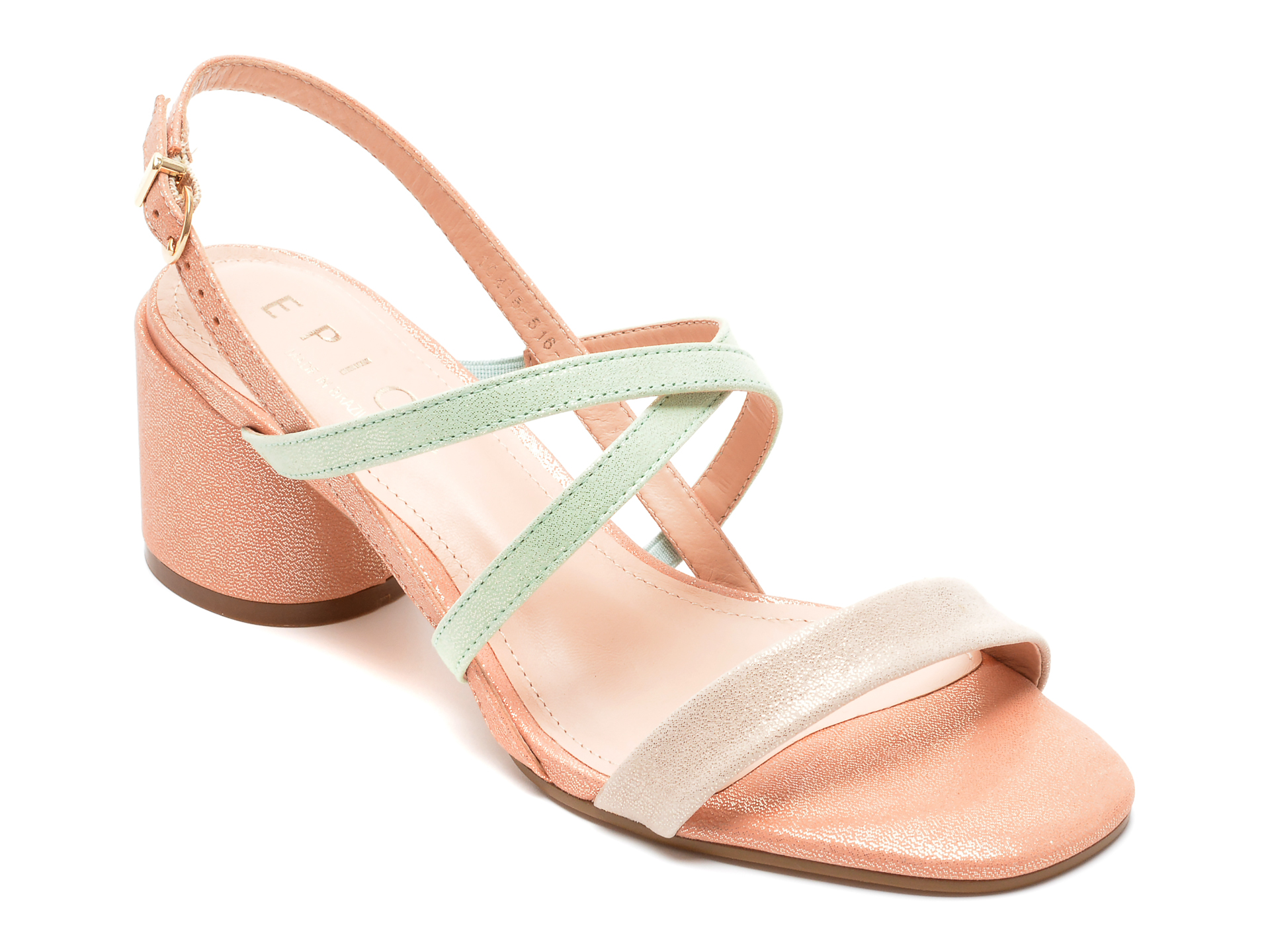 Sandale EPICA verzi, 1045629, din piele naturala 1 Sandale EPICA verzi