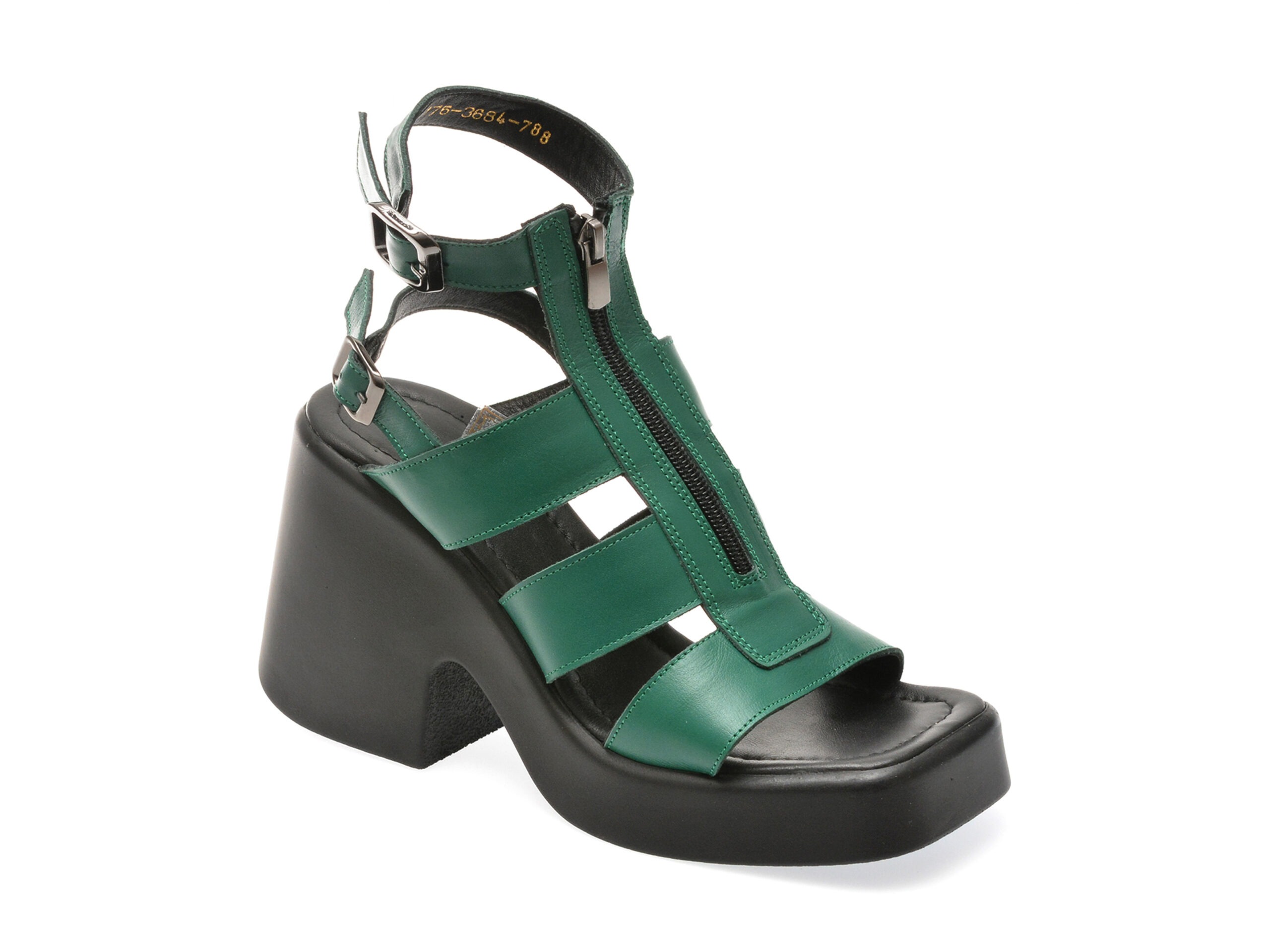 Sandale EPICA verzi, 1763684, din piele naturala 1 Sandale EPICA verzi