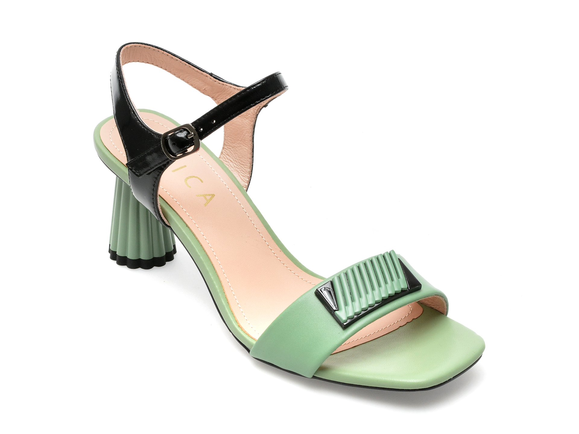 Sandale EPICA verzi, 2K31UR1, din piele naturala 1 Sandale EPICA verzi