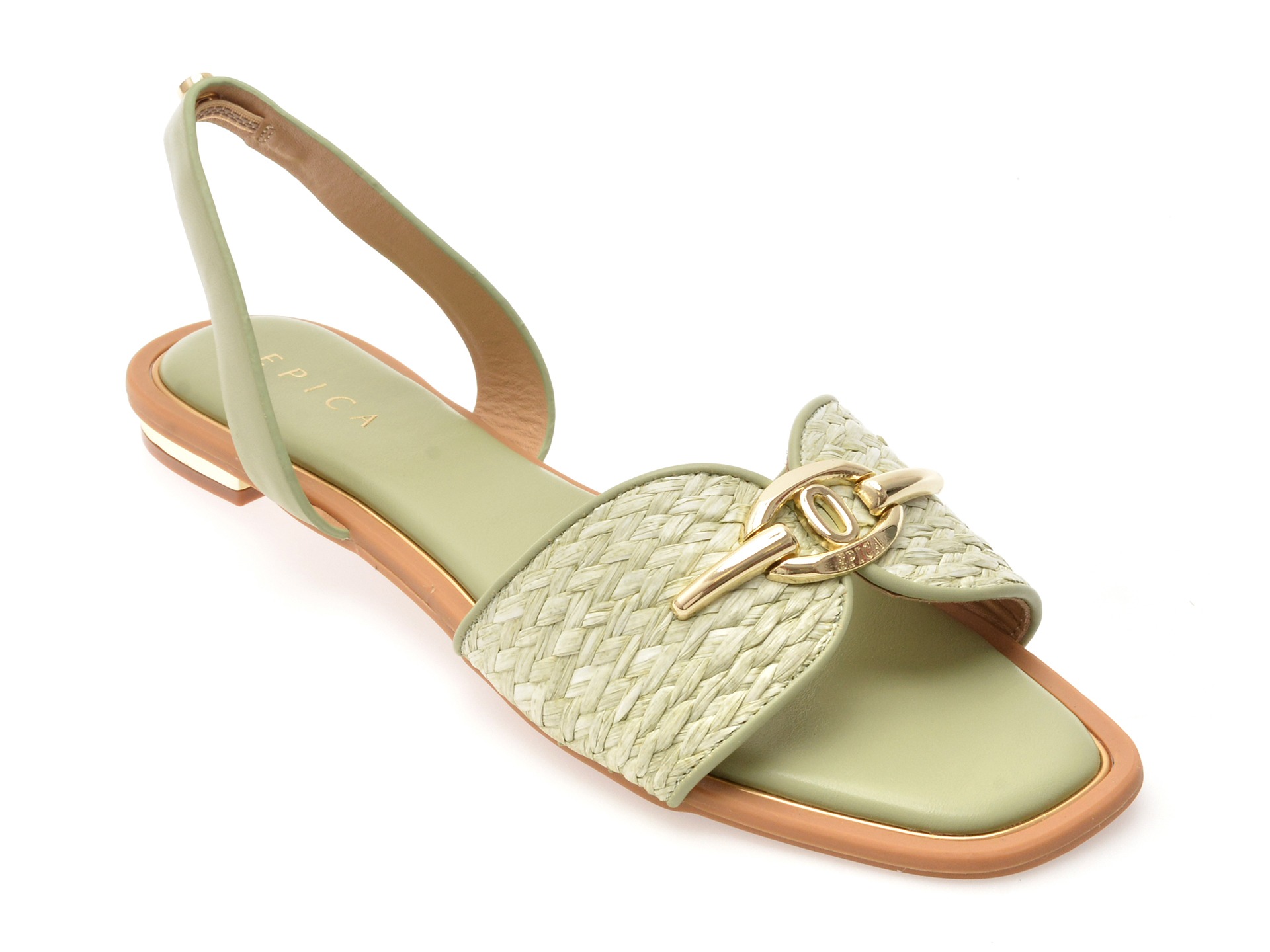 Sandale EPICA verzi, 82951, din piele ecologica 1 Sandale EPICA verzi
