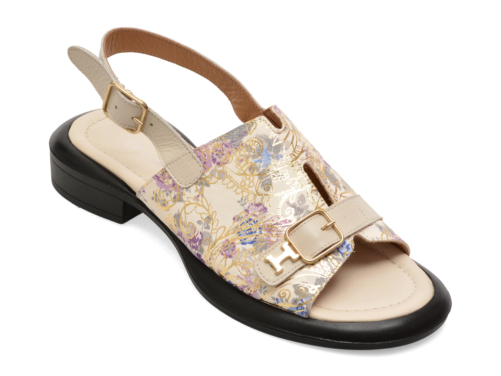 Sandale ERISMA multicolor, 1951951, din piele naturala 1 Sandale ERISMA multicolor
