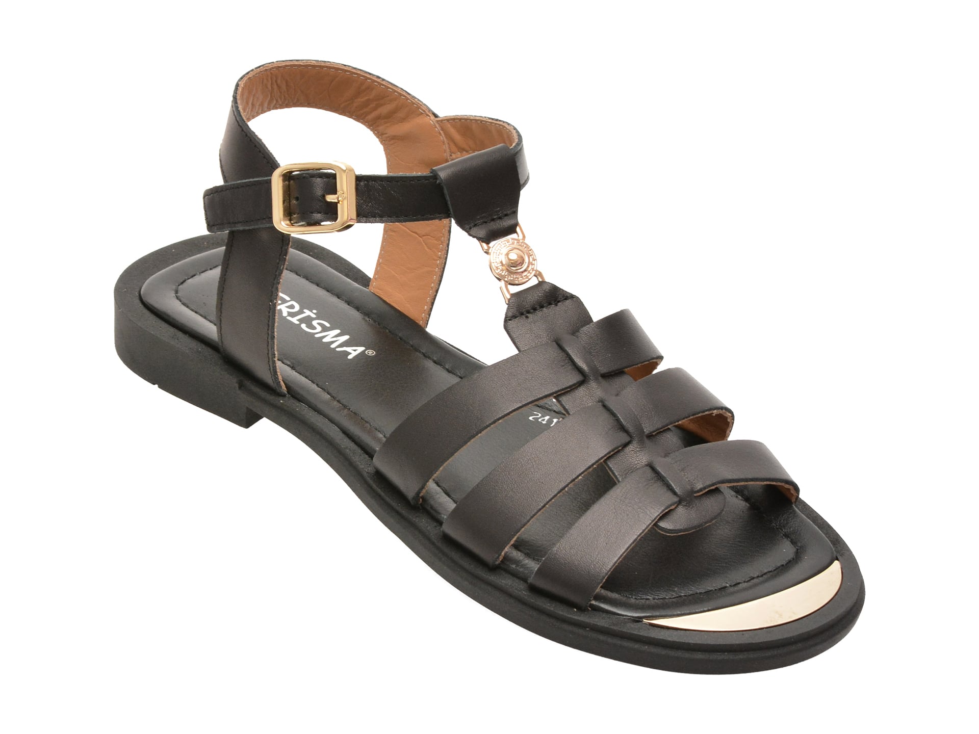 Sandale ERISMA negre, 1954192, din piele naturala 1 Sandale ERISMA negre
