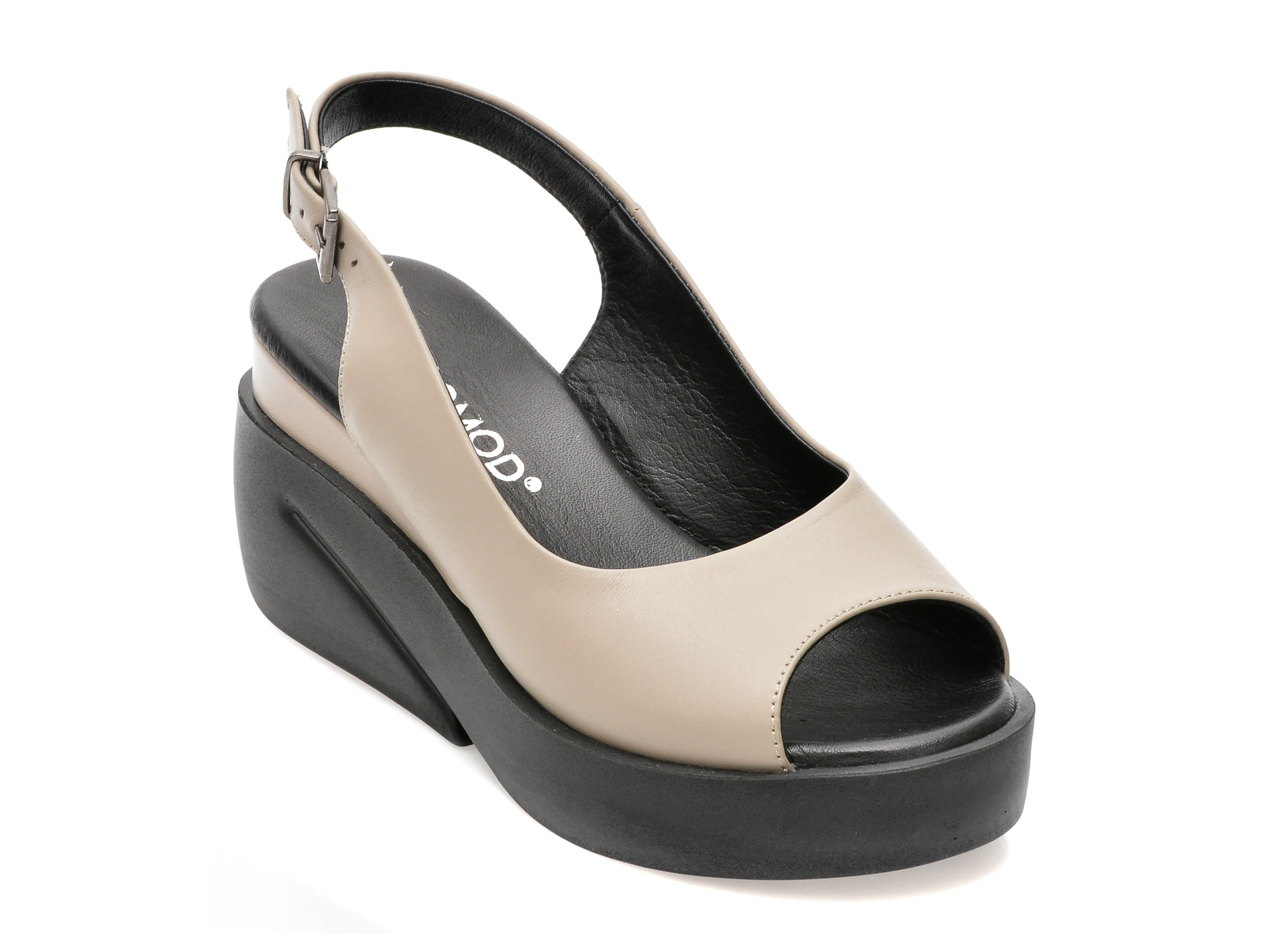 Sandale ESTOMOD gri, 30031, din piele naturala 1 Sandale ESTOMOD gri