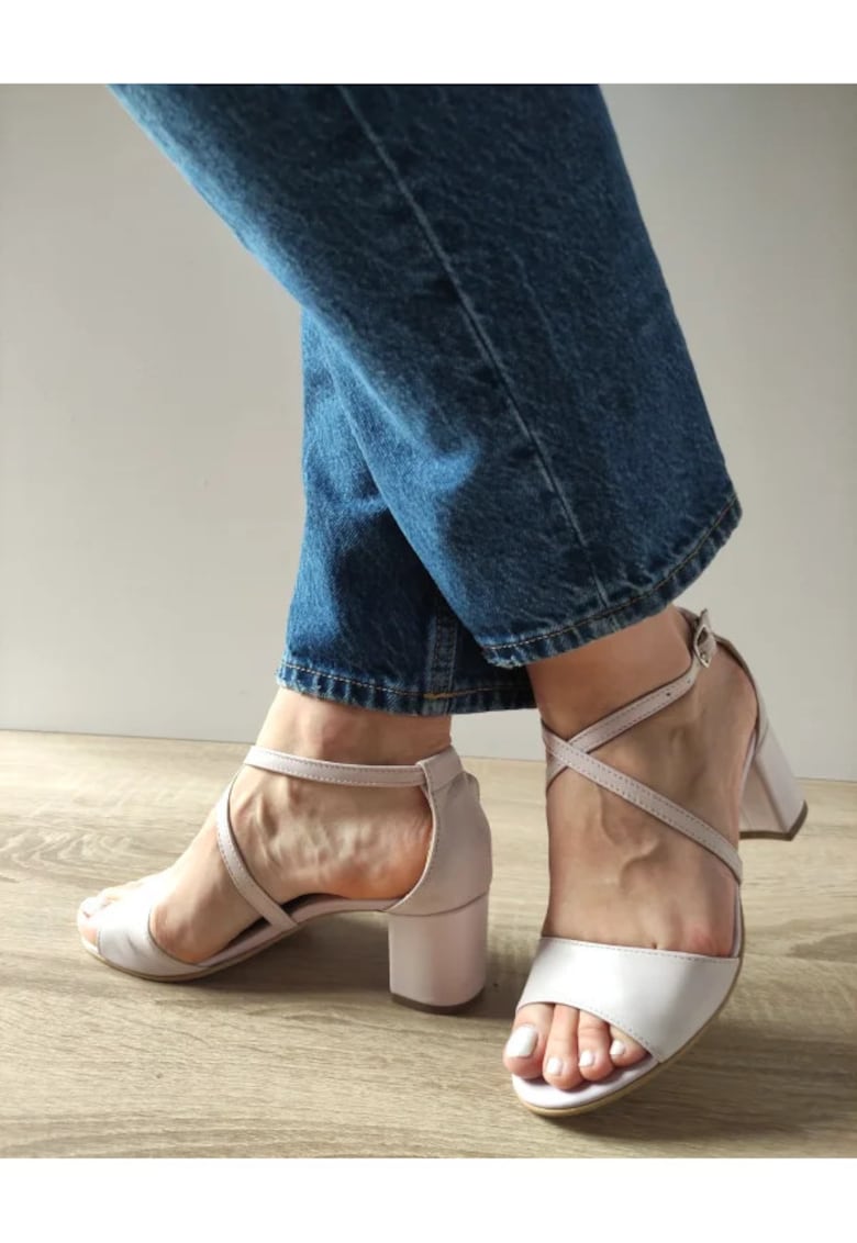 Sandale Elegante Dama 022 Roz - Roz - 1 Sandale Elegante Dama  022 Roz - Roz -