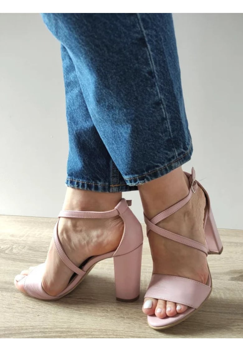 Sandale Elegante Dama 061 Roz - Roz - 1 Sandale Elegante Dama  061 Roz - Roz -
